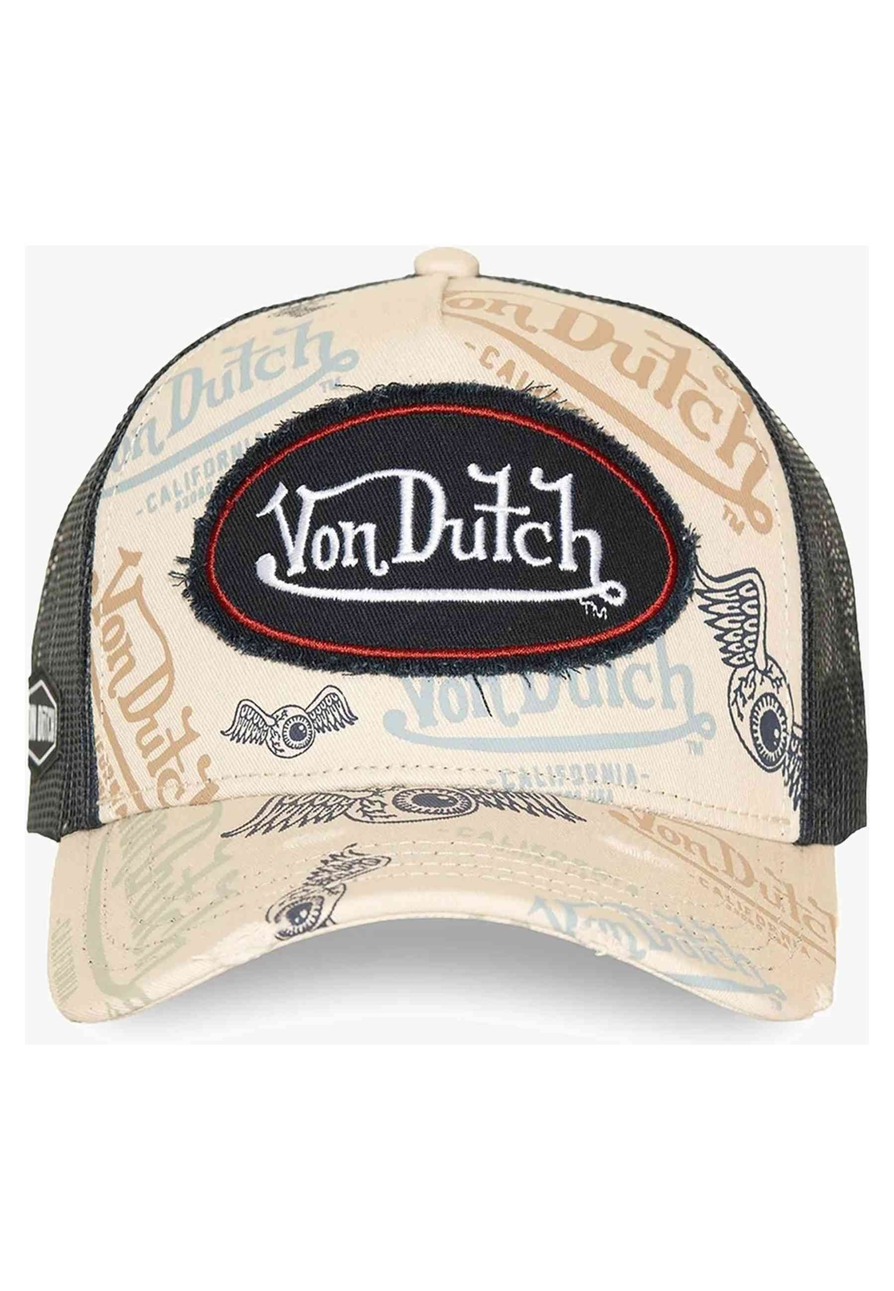 GORRA VON DUTCH BEIGE NAMING CAFE11 TRUCKER CAP