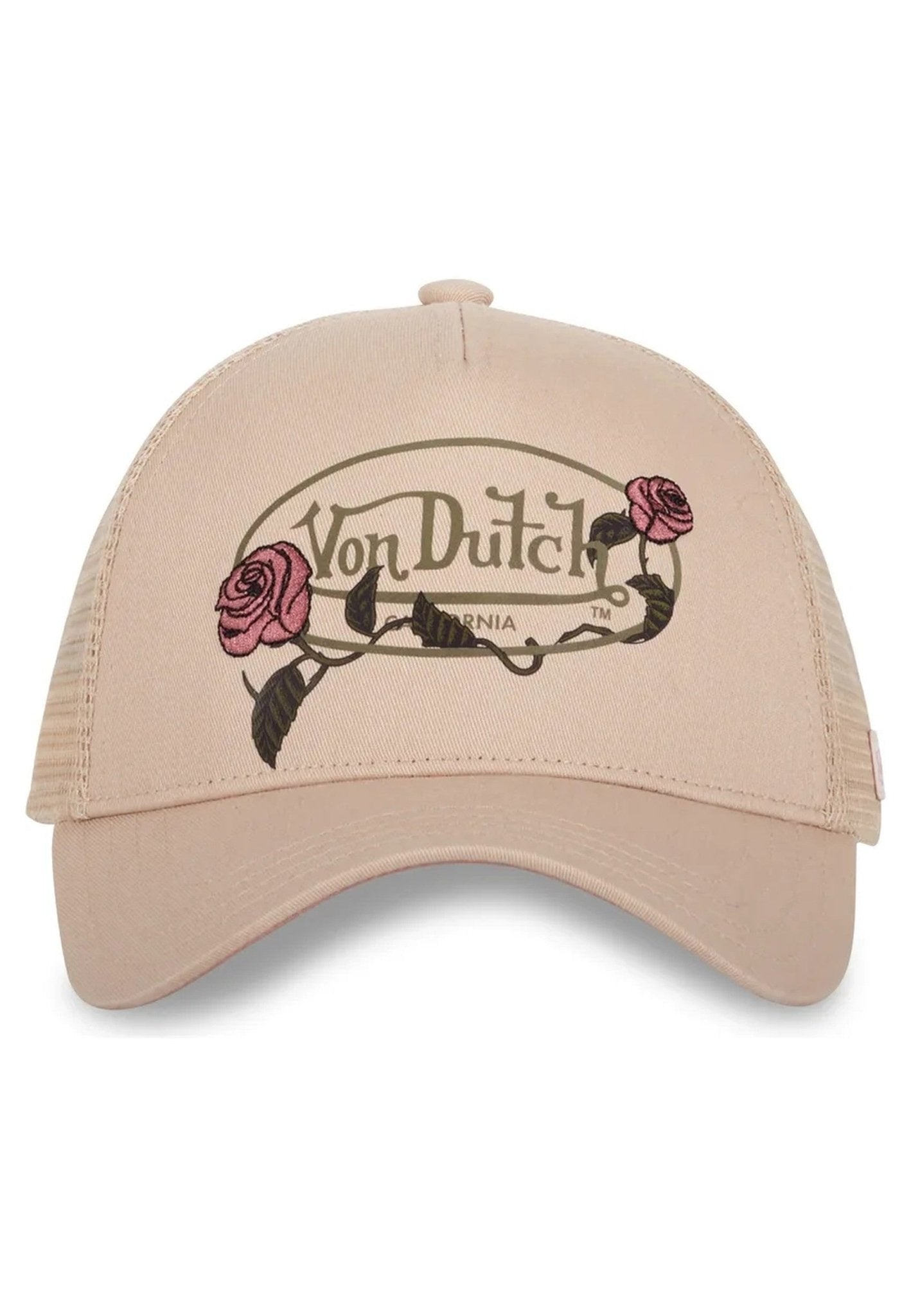 GORRA VON DUTCH BEIGE ROSAS LOR TRUCKER CAP - AREA ZERO