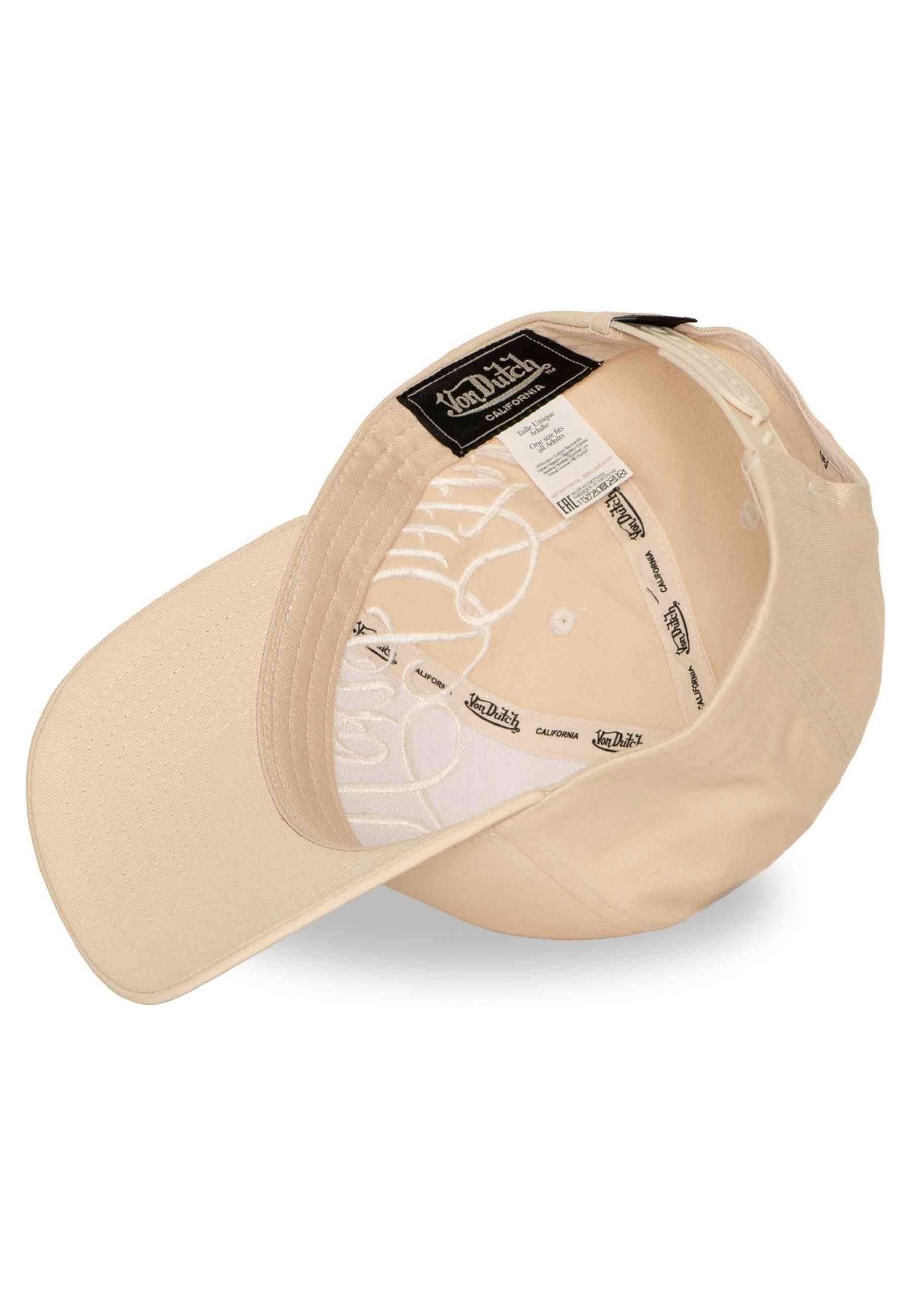 GORRA VON DUTCH BEIGE SIDE EMBROIDERED CAP