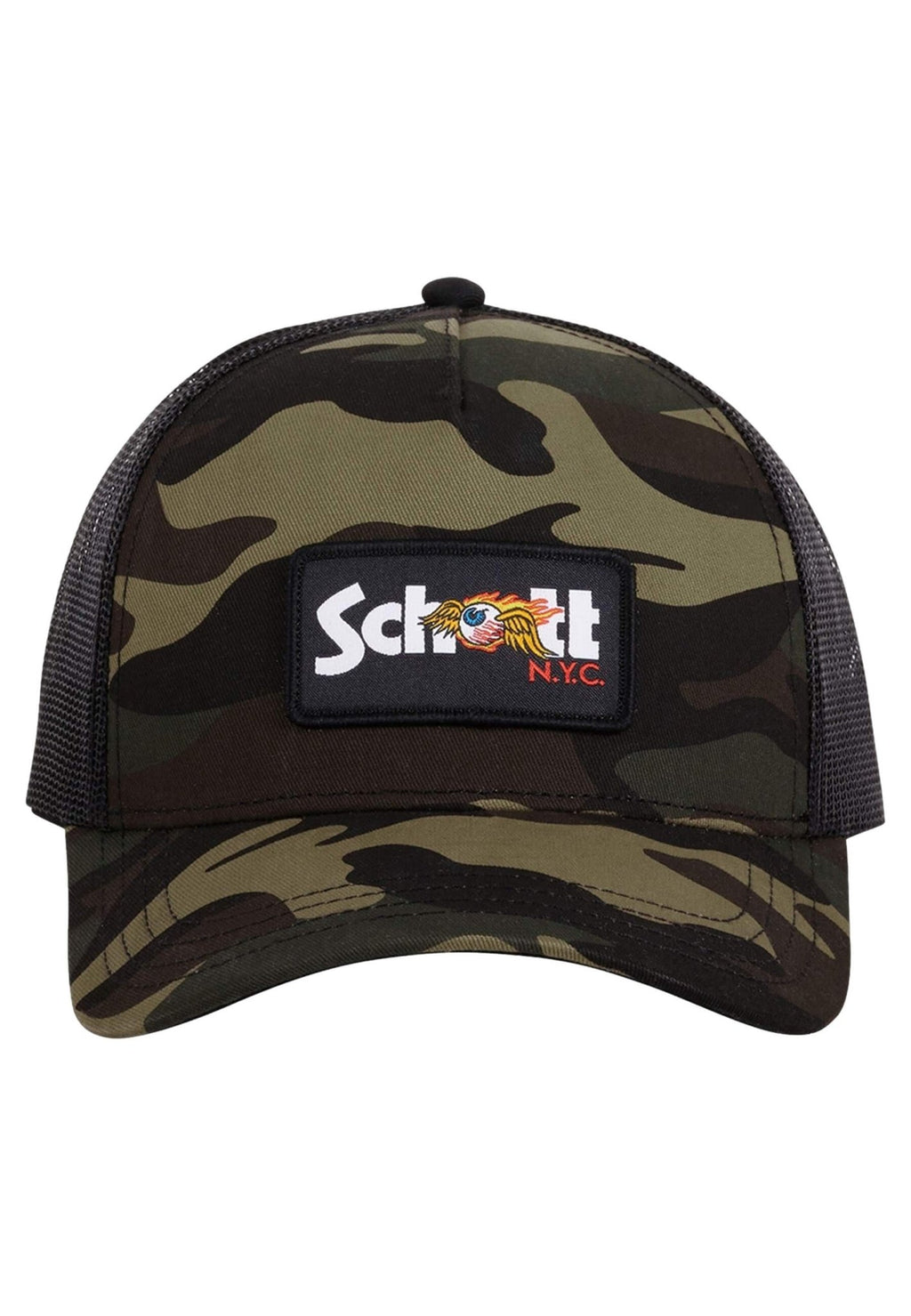 GORRA VON DUTCH BY SCHOTT CAMUFLAJE ARMY TRUCKER CAP - AREA ZERO