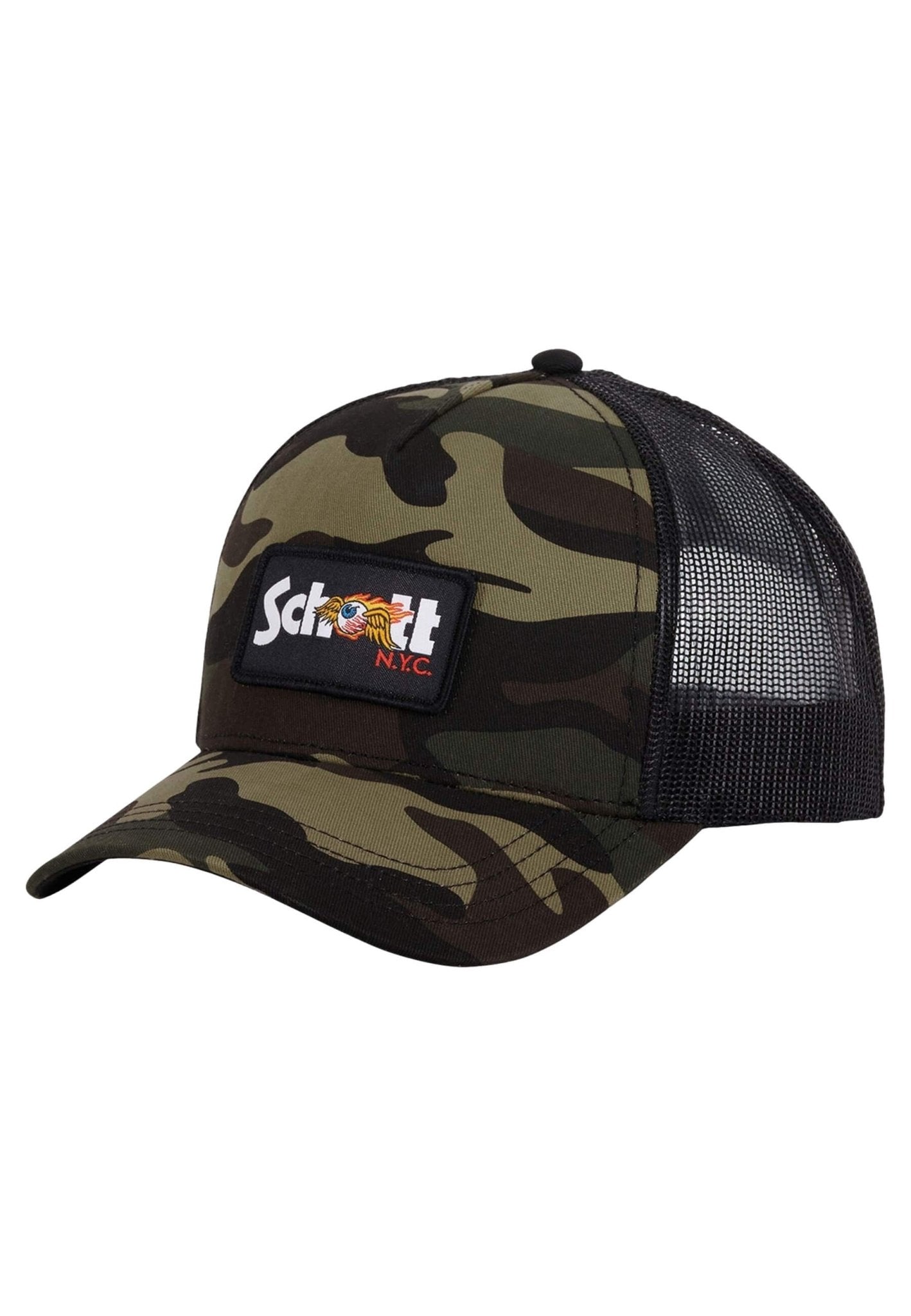 GORRA VON DUTCH BY SCHOTT CAMUFLAJE ARMY TRUCKER CAP - AREA ZERO
