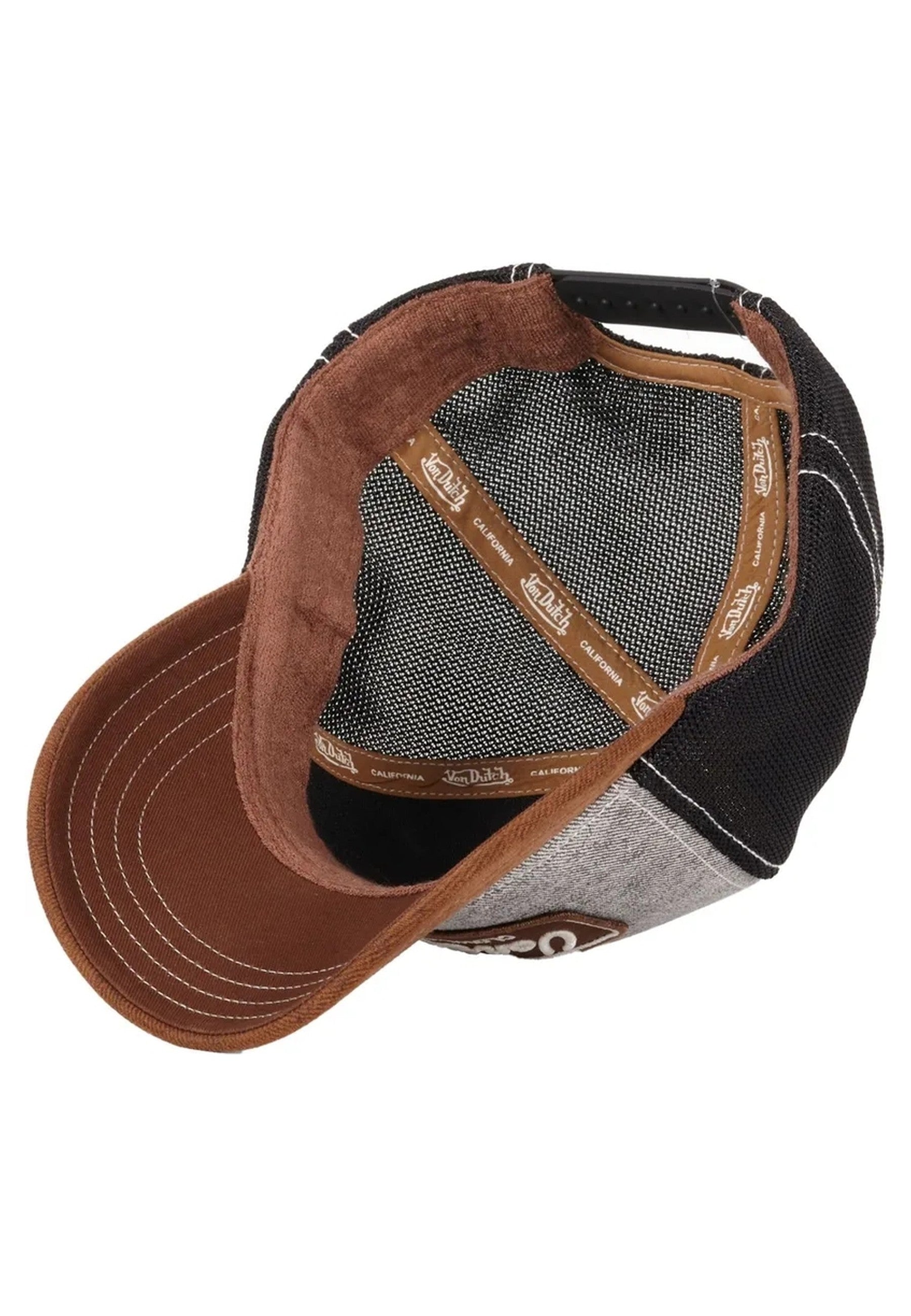 GORRA VON DUTCH GRIS LEA01 TRUCKER CAP