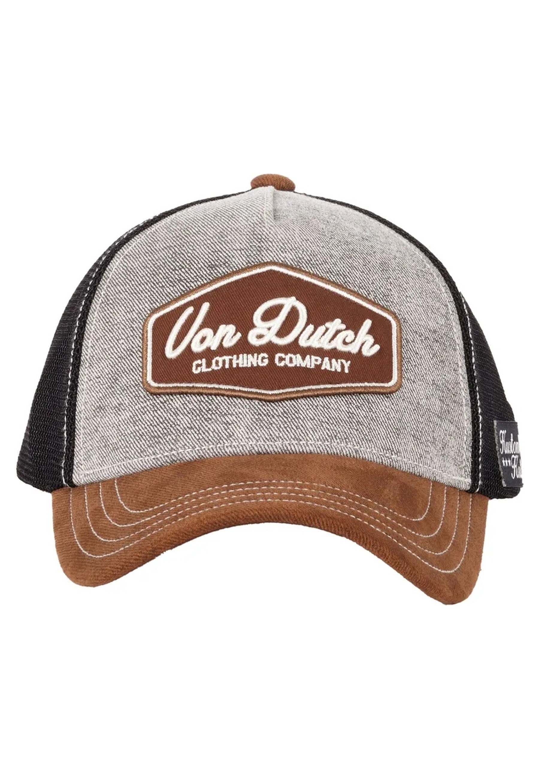 GORRA VON DUTCH GRIS LEA01 TRUCKER CAP