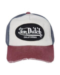 GORRA VON DUTCH MARENGO TRUCKER VISERA ROJA BORDADO FRENTE