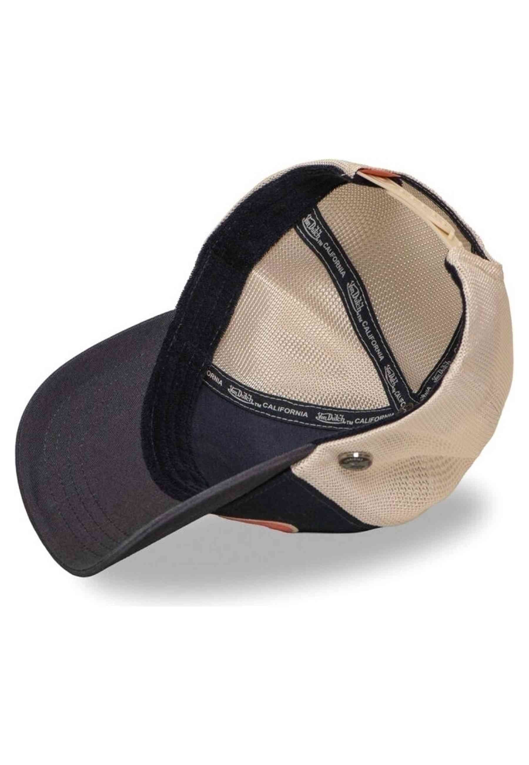 GORRA VON DUTCH MARINO TERRY PATCH ORANGE BLUE TRUCKER CAP