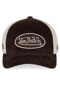 GORRA VON DUTCH MARRON CORDUROY TRUCKER CAP