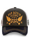 GORRA VON DUTCH MARRON CREW5 TRUCKER CAP