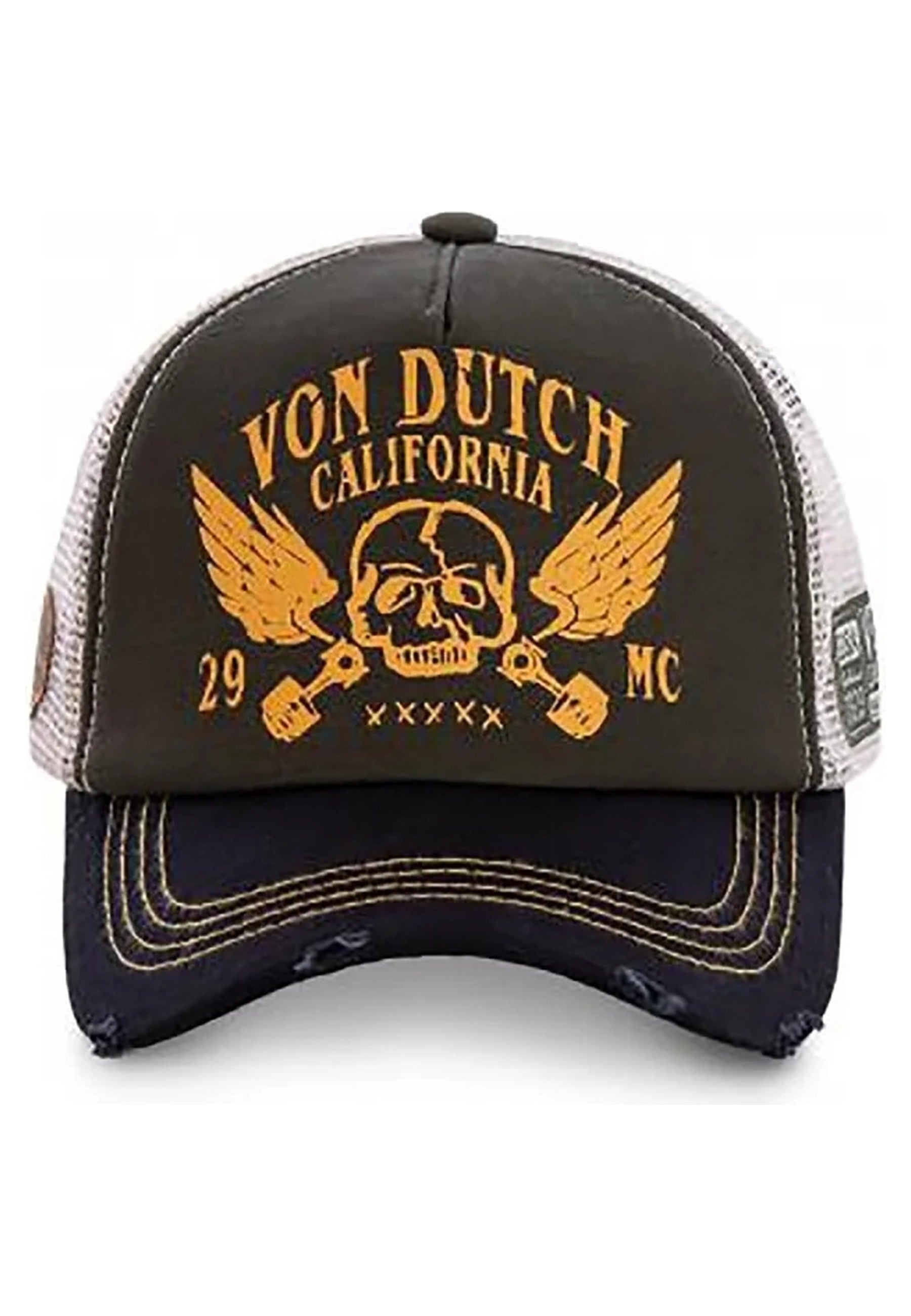 GORRA VON DUTCH MARRON CREW5 TRUCKER CAP