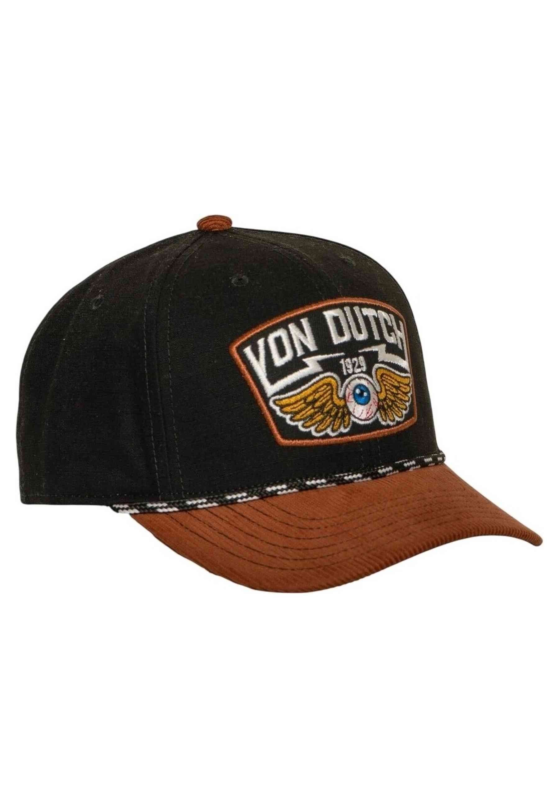 GORRA VON DUTCH NEGRA BORDADOS SEM16 TRUCKER CAP