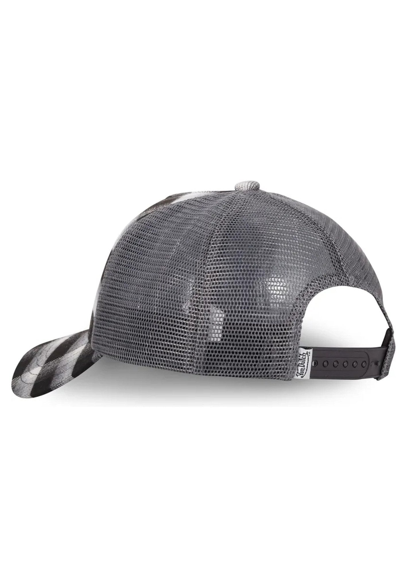 GORRA VON DUTCH NEGRA CUADROS CAR03 TRUCKER CAP - AREA ZERO