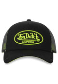 GORRA VON DUTCH NEGRA DOM YELLOW TRUCKER CAP