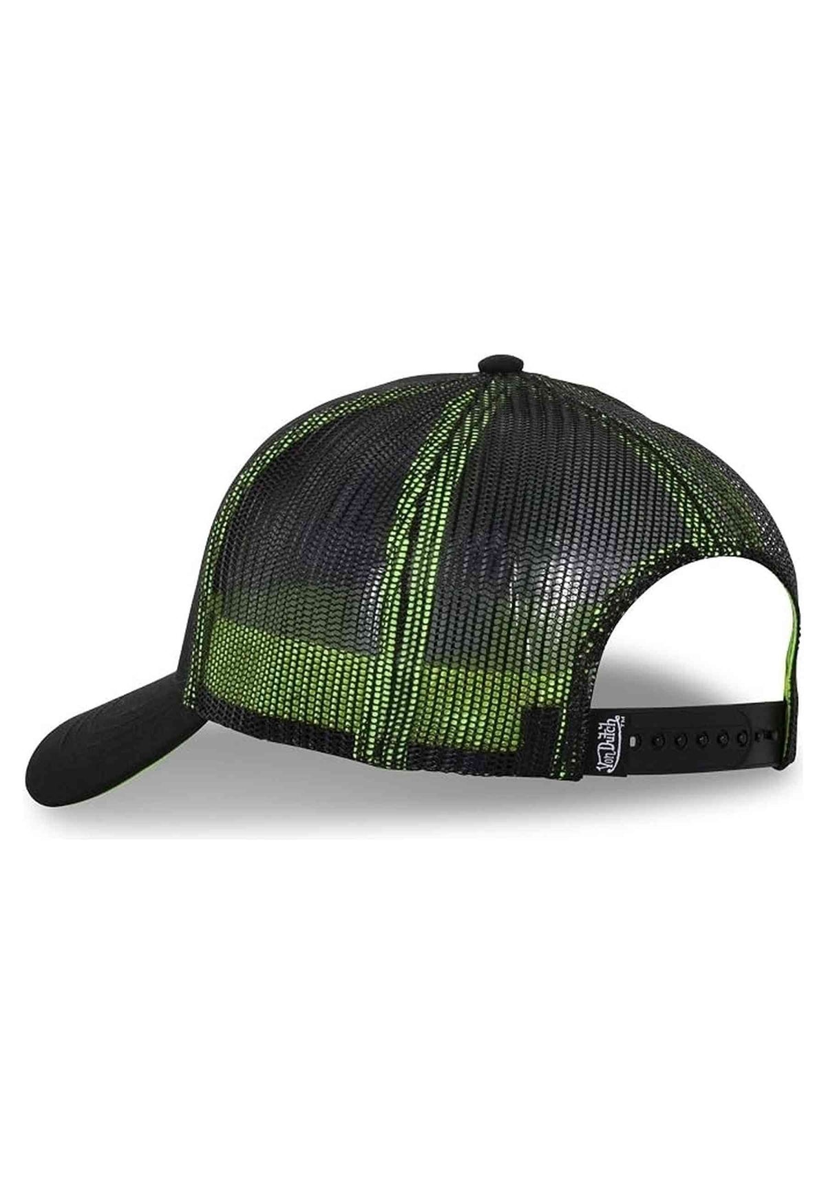 GORRA VON DUTCH NEGRA DOM YELLOW TRUCKER CAP