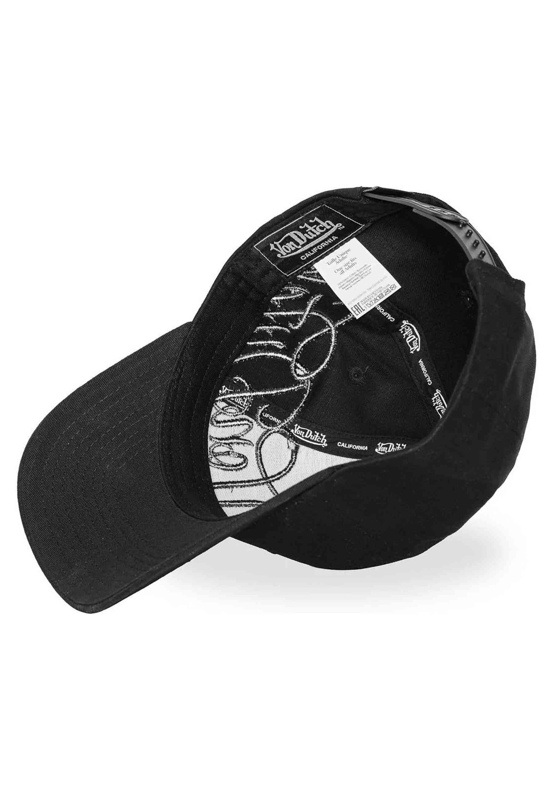 GORRA VON DUTCH NEGRA EMBROIDERED SIDE CAP