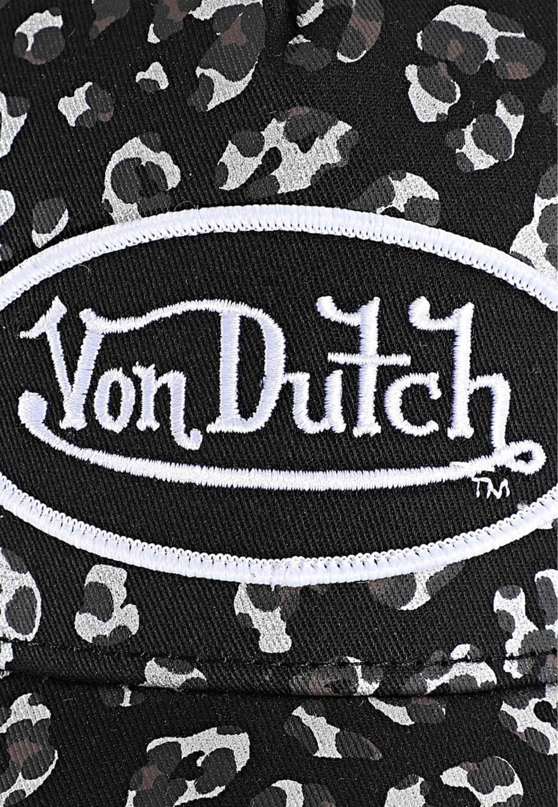 GORRA VON DUTCH NEGRA LEOPARD FOIL TRUCKER CAP
