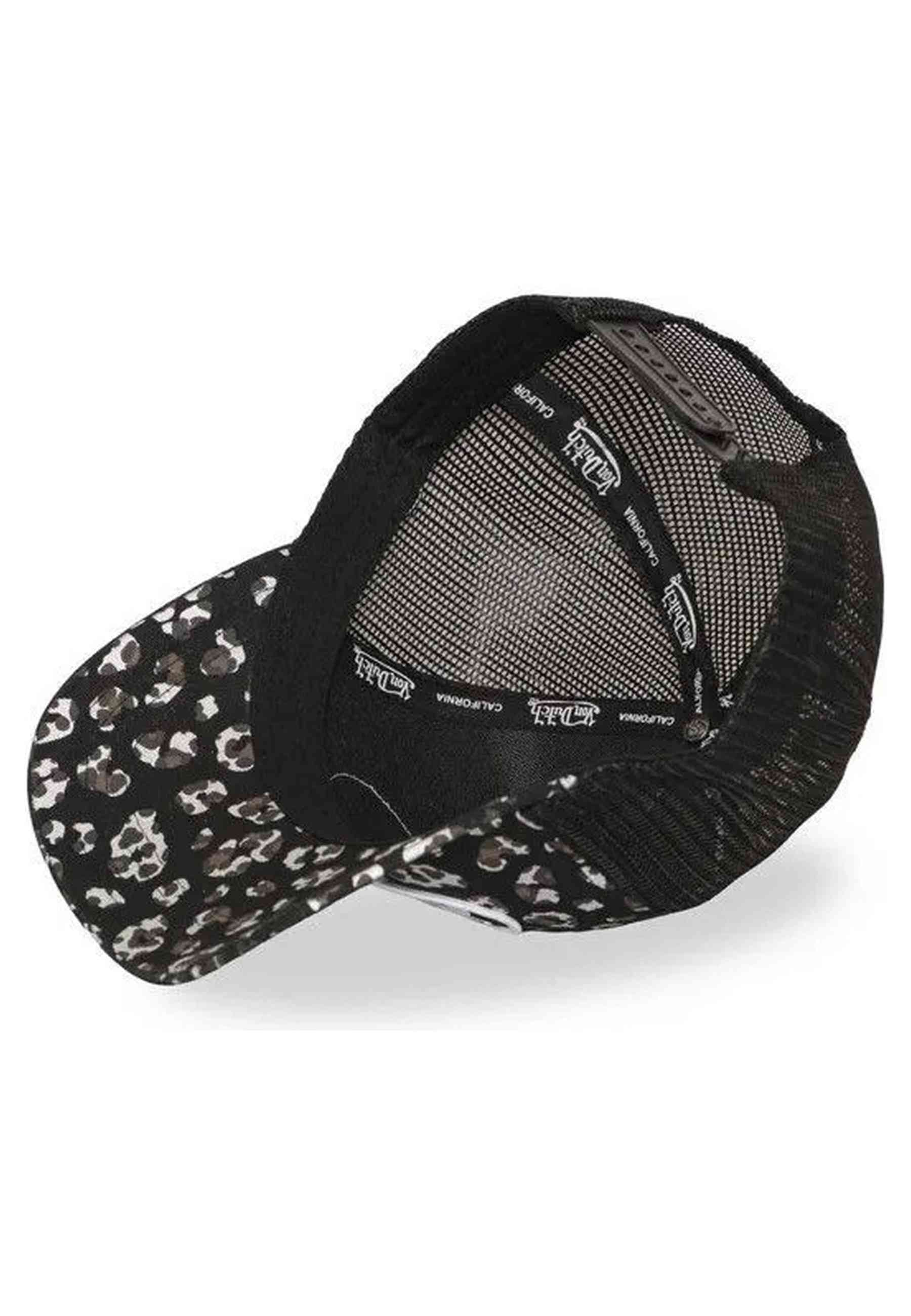 GORRA VON DUTCH NEGRA LEOPARD FOIL TRUCKER CAP