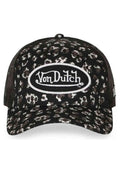 GORRA VON DUTCH NEGRA LEOPARD FOIL TRUCKER CAP