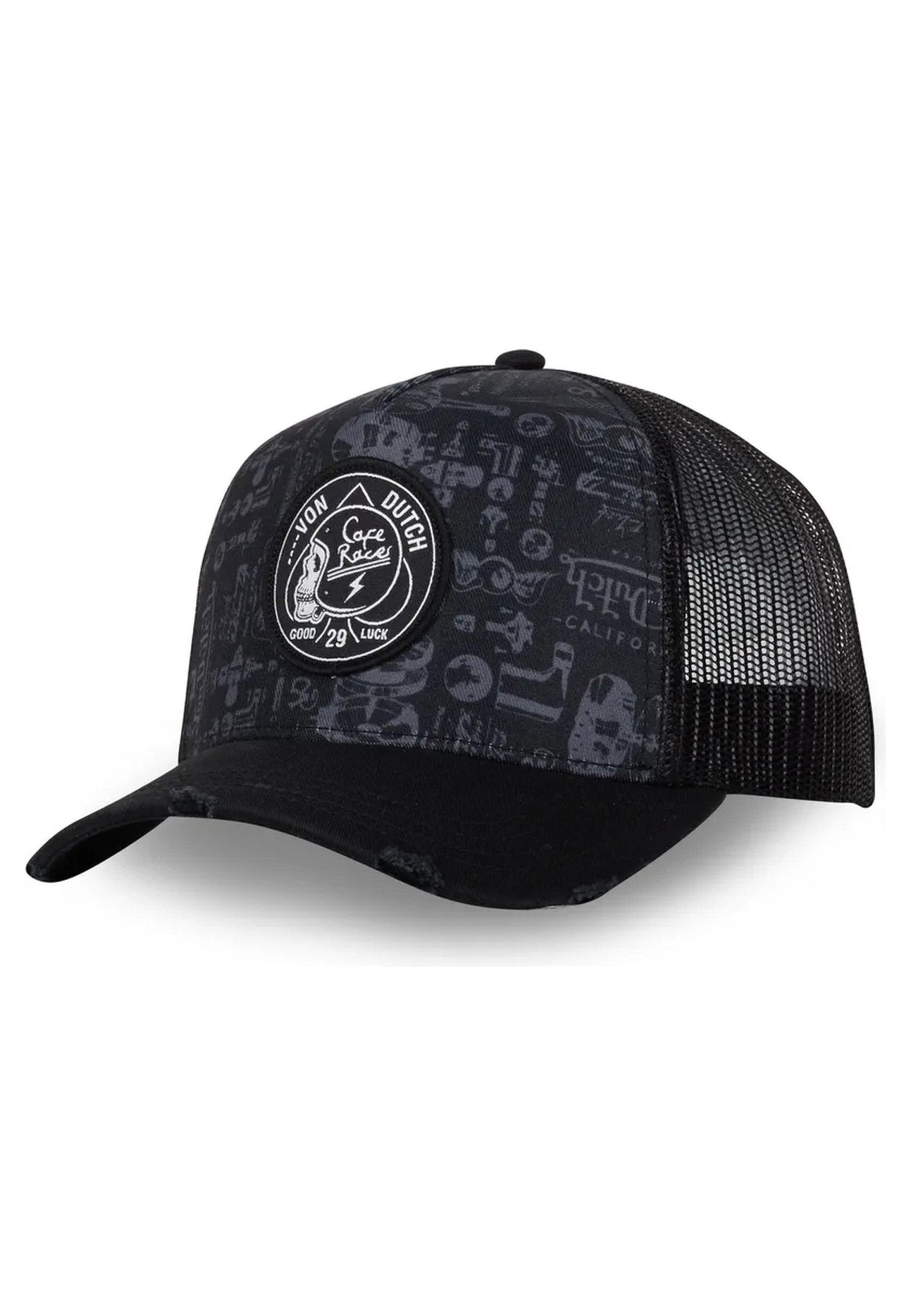 GORRA VON DUTCH NEGRA LOGOS 01 TRUCKER CAP - AREA ZERO