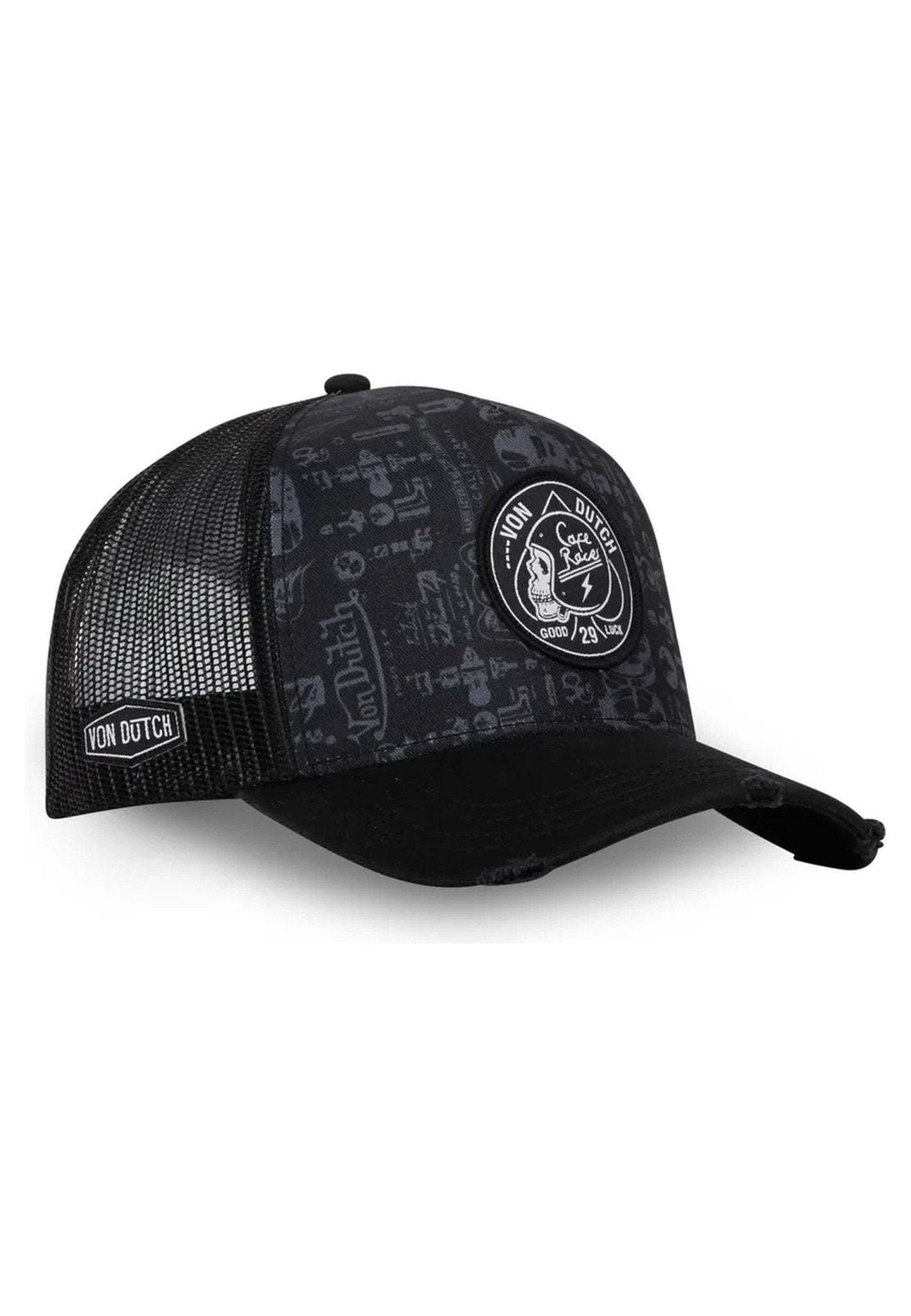 GORRA VON DUTCH NEGRA LOGOS 01 TRUCKER CAP - AREA ZERO