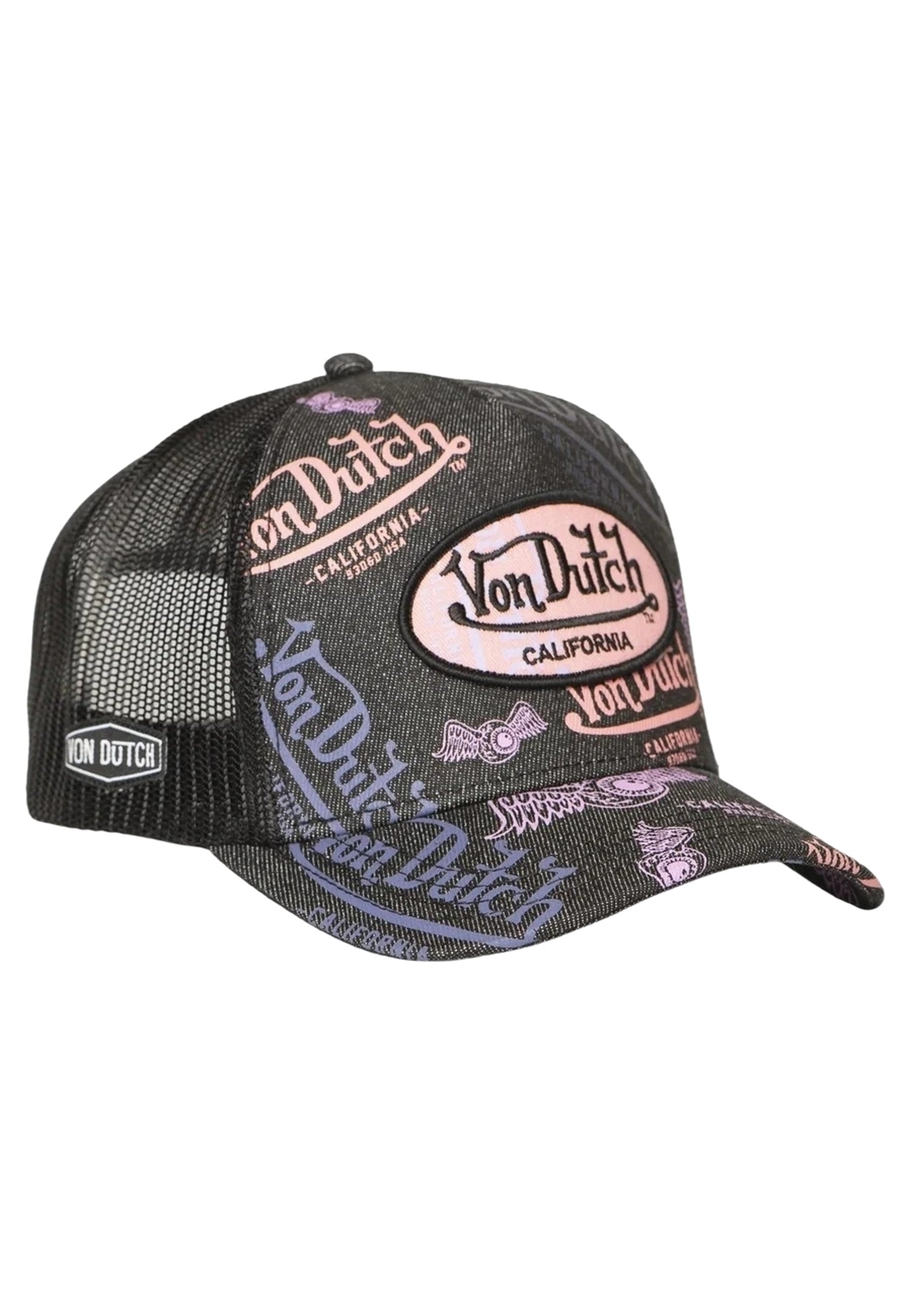 GORRA VON DUTCH NEGRA NAMING CAFE07 TRUCKER CAP