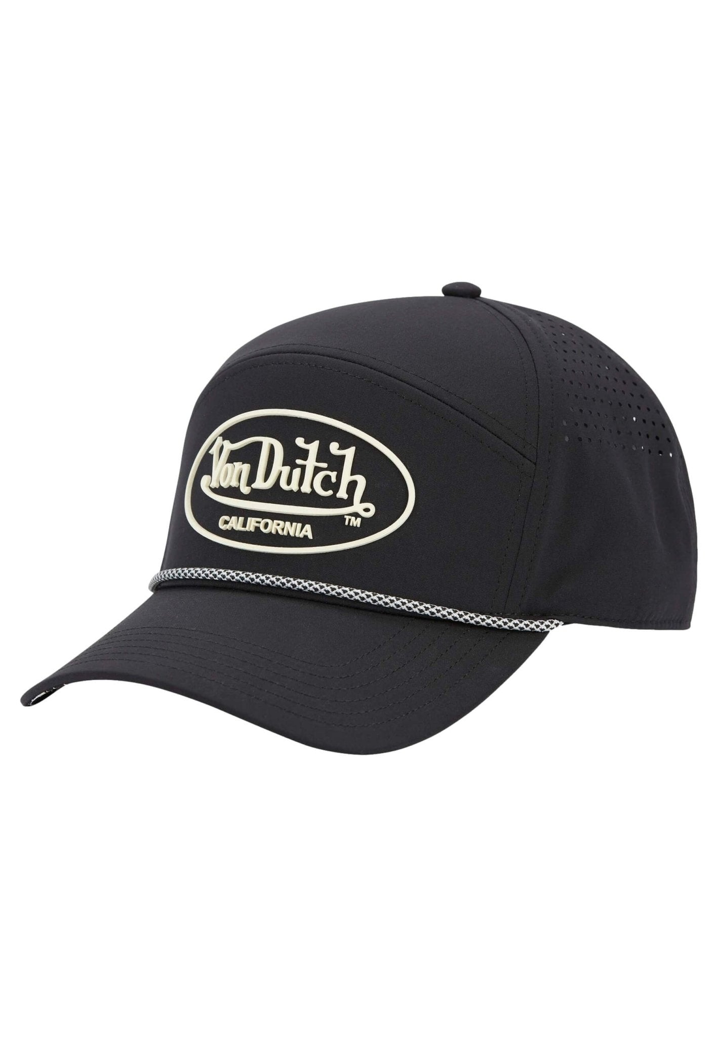 GORRA VON DUTCH NEGRA PILL LOGO CORD04 SPORT CAP - AREA ZERO