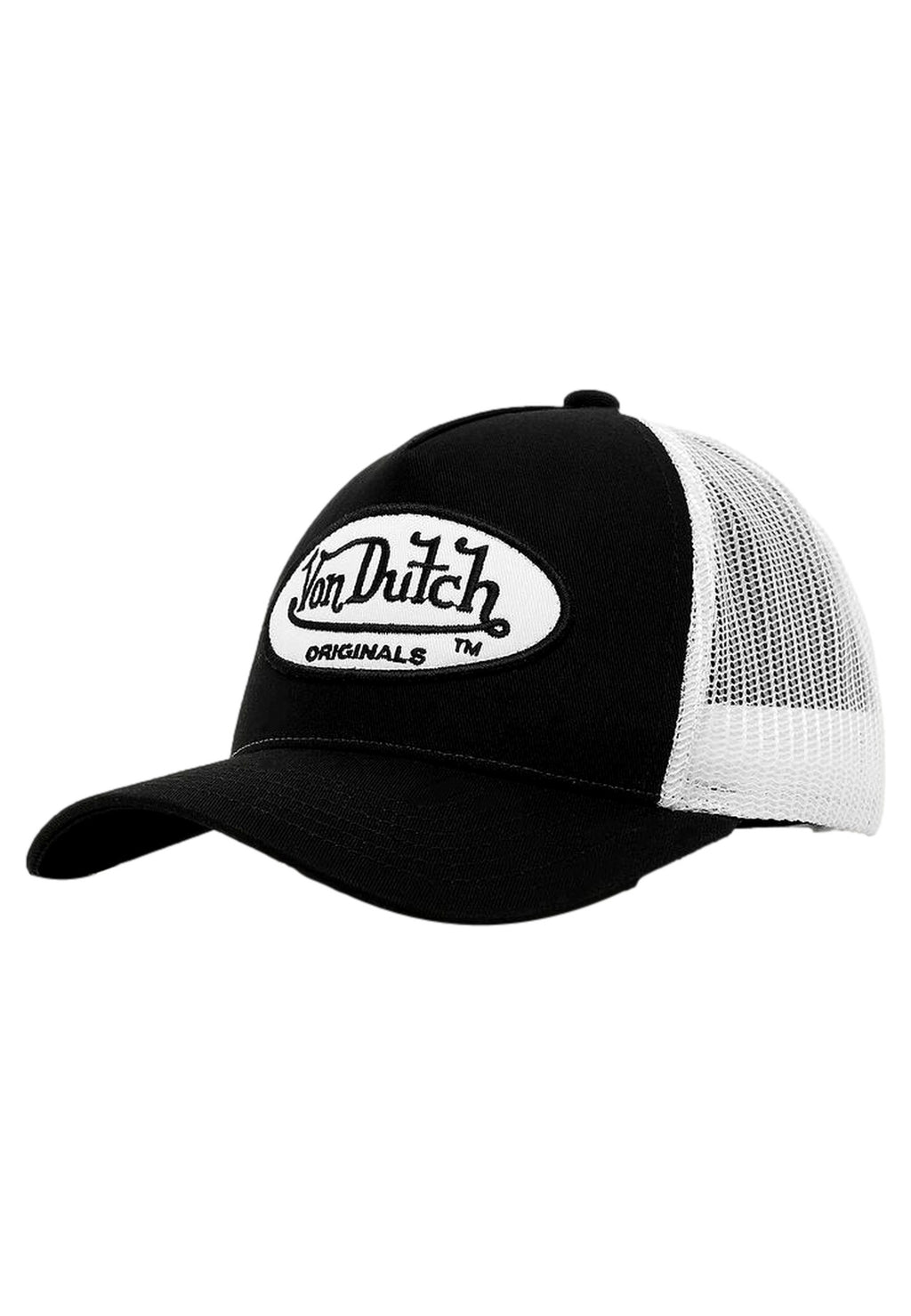 GORRA VON DUTCH NEGRA REFLECT LOGO PASTEL TRUCKER CAP