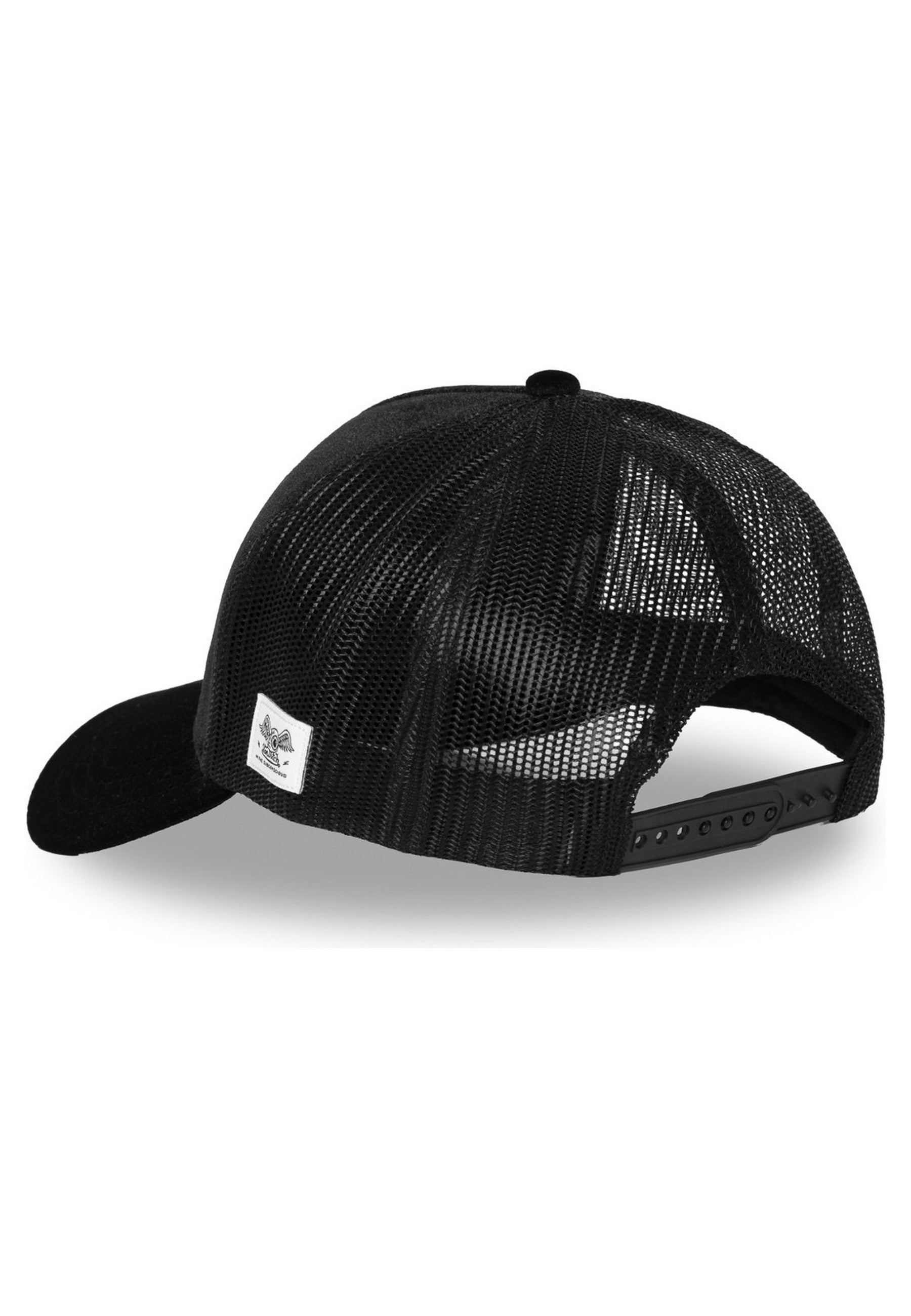 GORRA VON DUTCH NEGRA ROYALB DIAMOND LOGO TRUCKER CAP