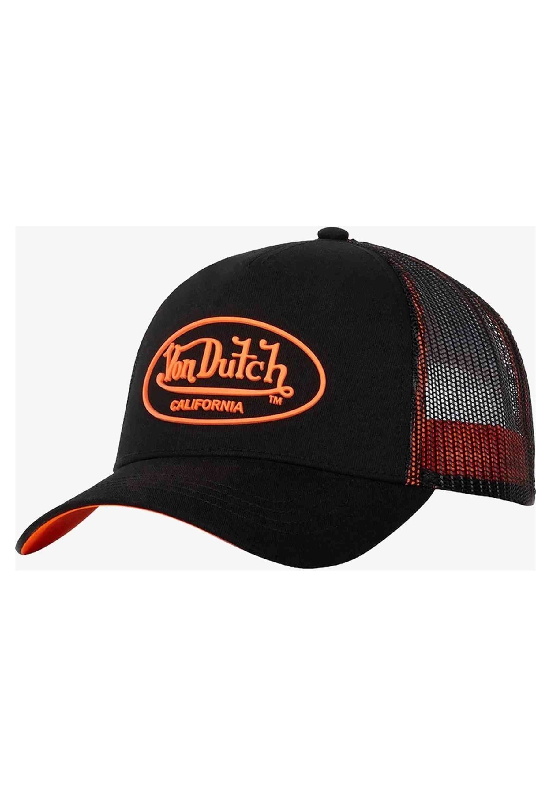 GORRA VON DUTCH NEGRA RUBBER PATCH TRUCKER CAP
