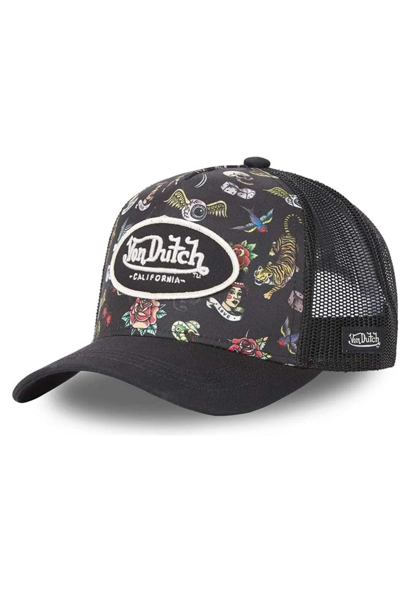 GORRA VON DUTCH NEGRA TAT NR TRUCKER CAP - AREA ZERO