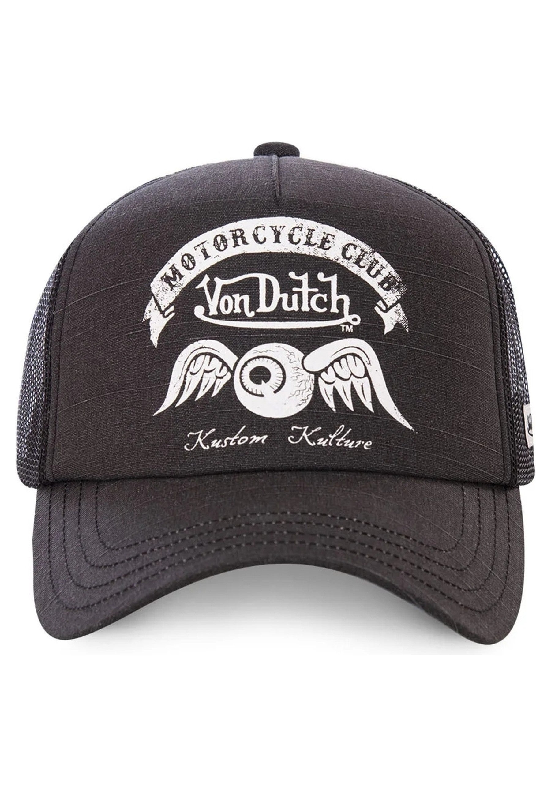 GORRA VON DUTCH NEGRA TRUCKER BASIC LOGO