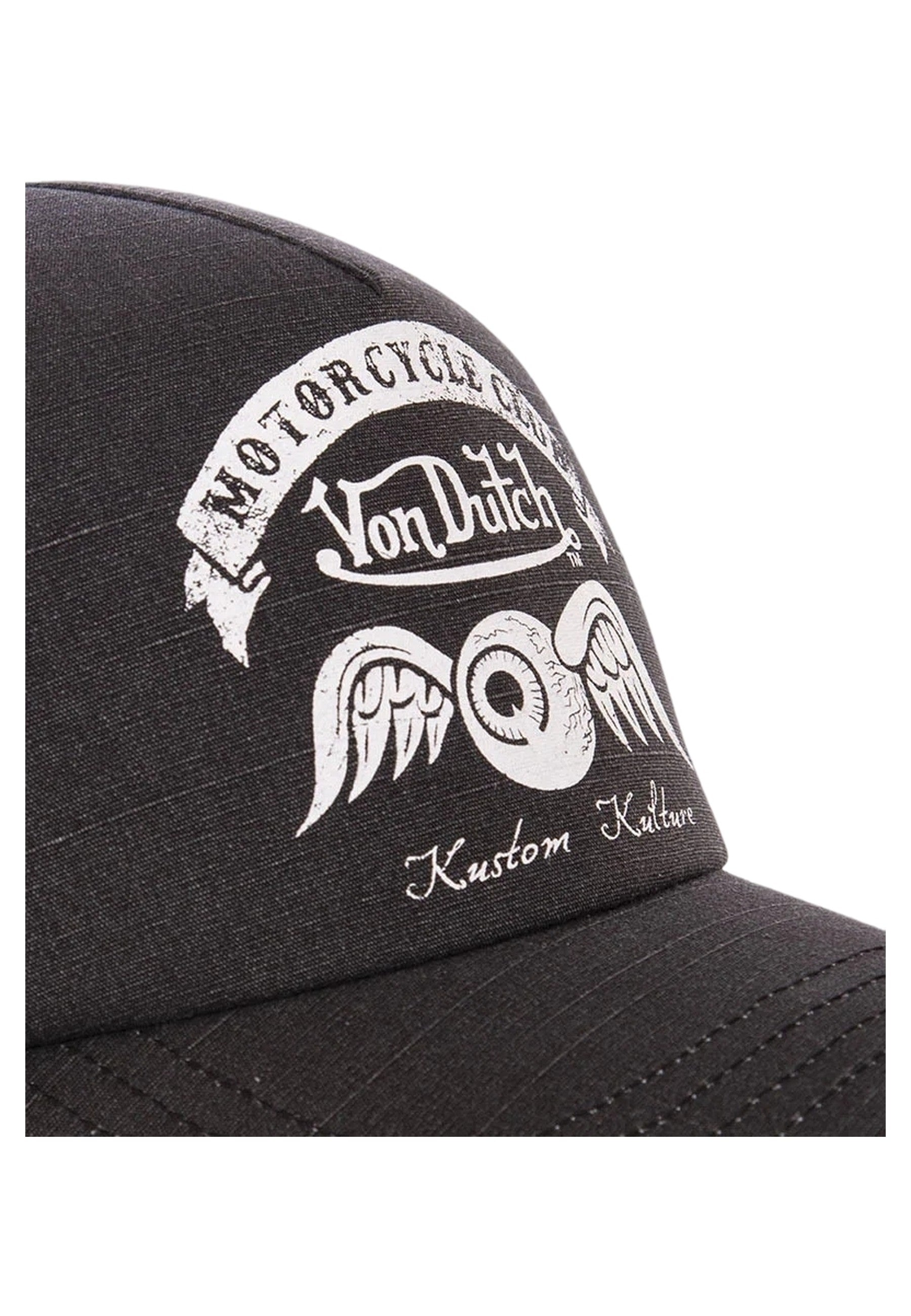 GORRA VON DUTCH NEGRA TRUCKER BASIC LOGO