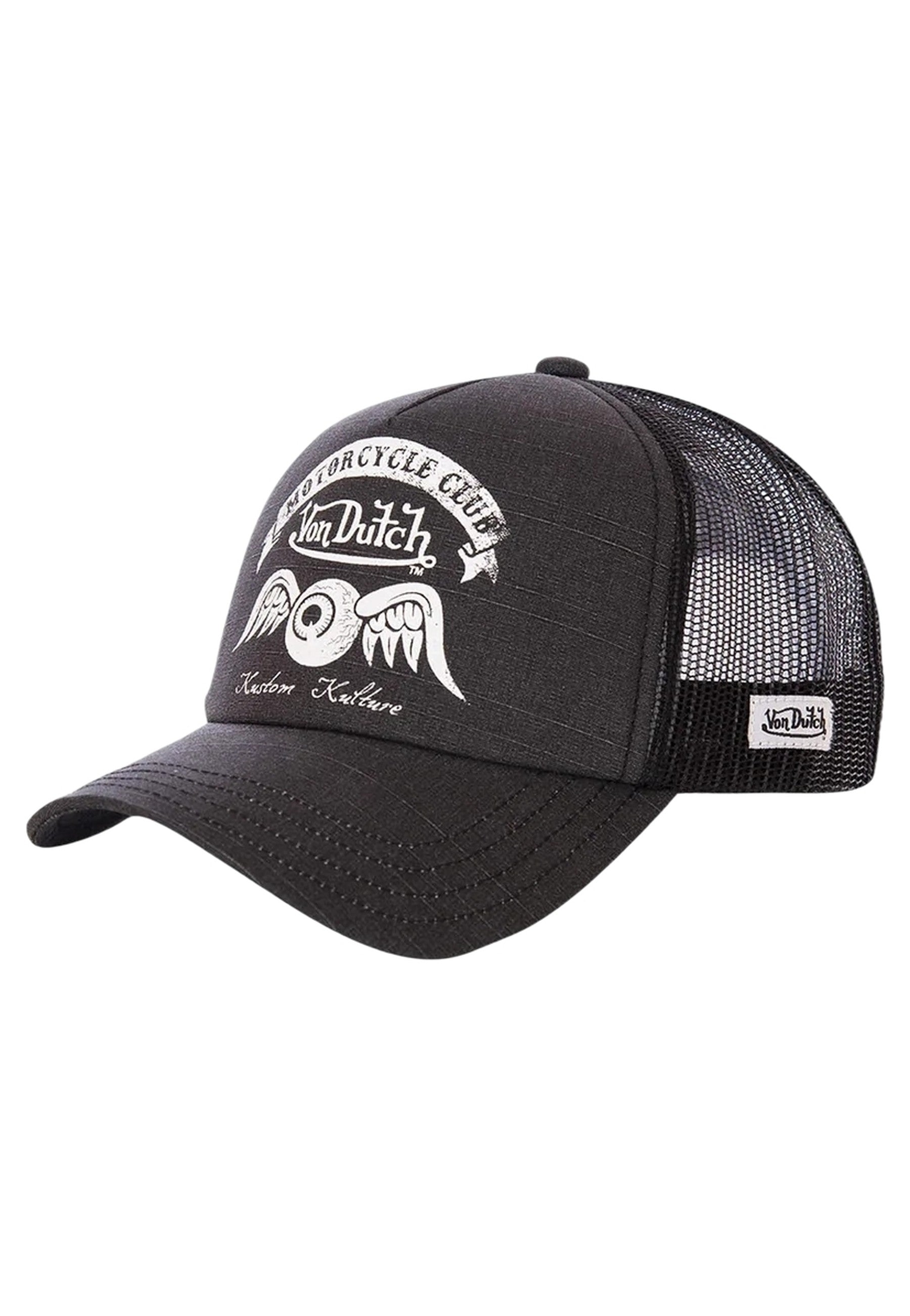 GORRA VON DUTCH NEGRA TRUCKER BASIC LOGO