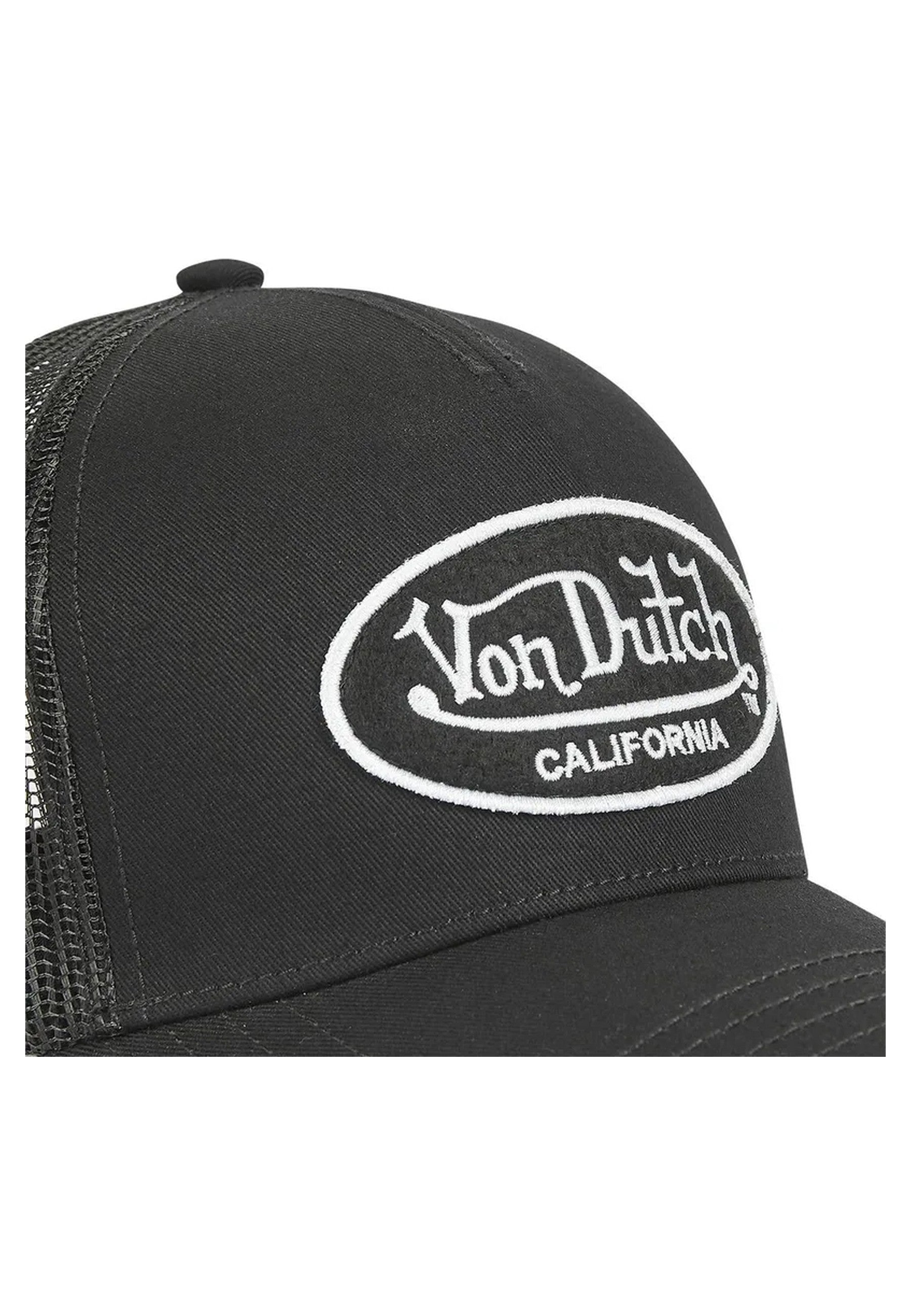 GORRA VON DUTCH NEGRA TRUCKER LOGO BORDADO FRENTE
