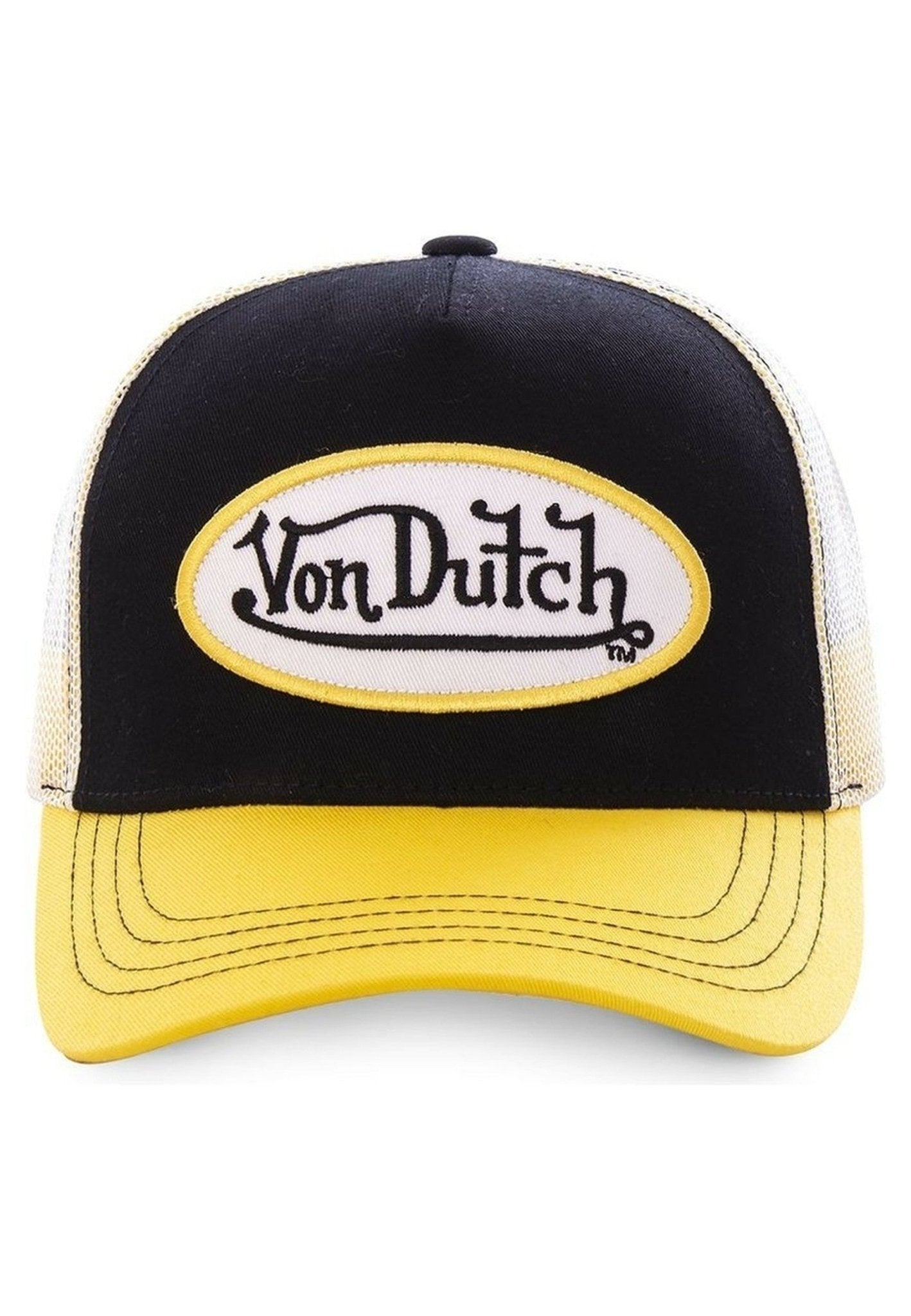 GORRA VON DUTCH NEGRA/AMARILLA COL BLA TRUCKER CAP - AREA ZERO