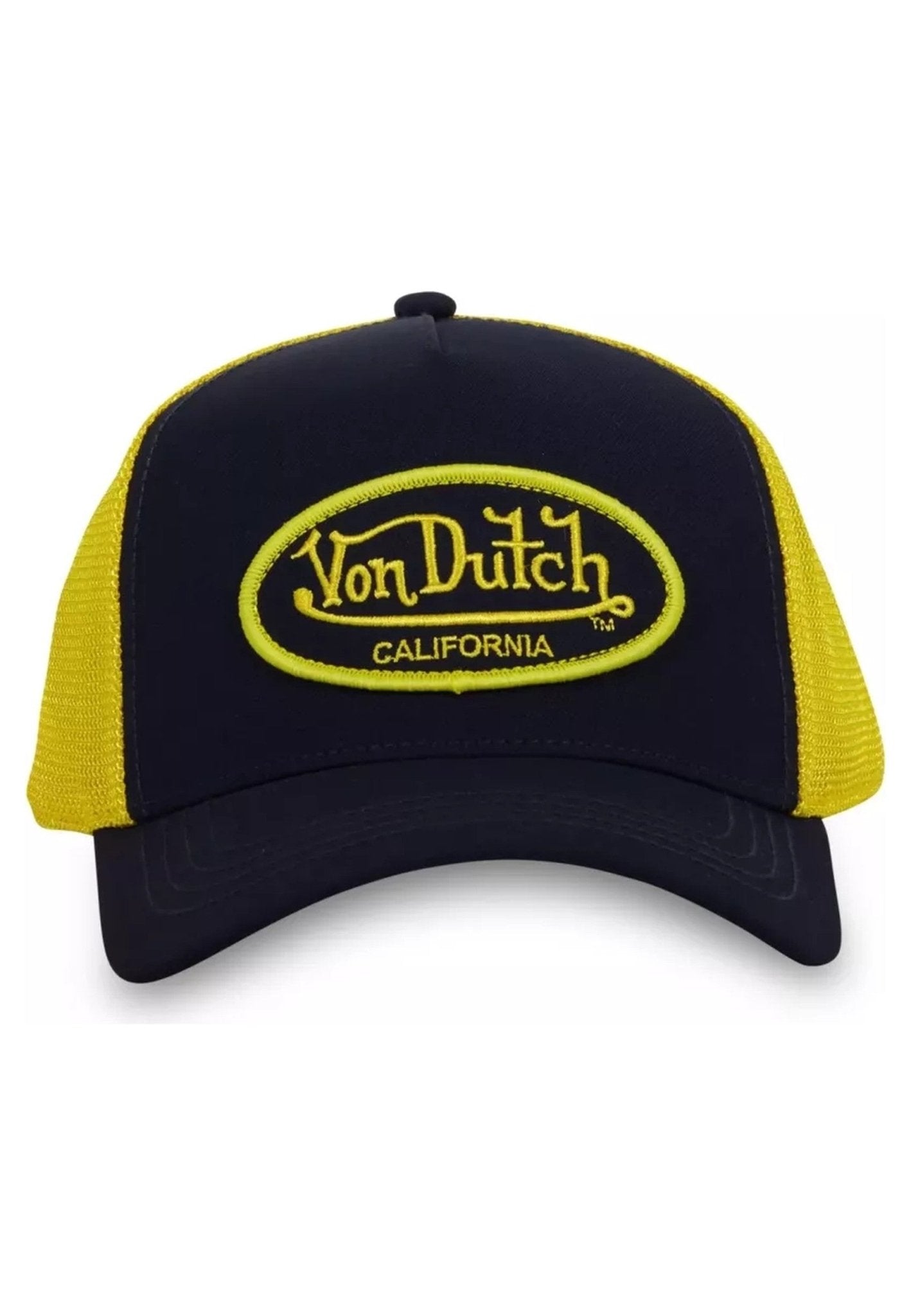 GORRA VON DUTCH NEGRA/AMARILLA CT BLYE TRUCKER CAP - AREA ZERO