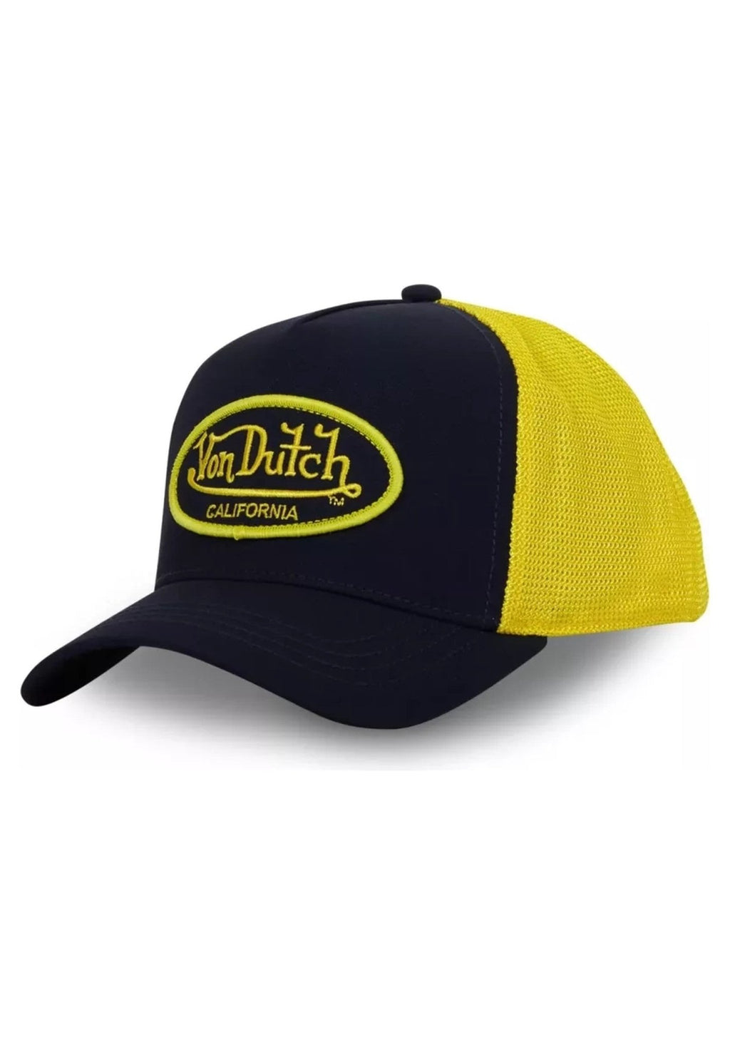 GORRA VON DUTCH NEGRA/AMARILLA CT BLYE TRUCKER CAP - AREA ZERO