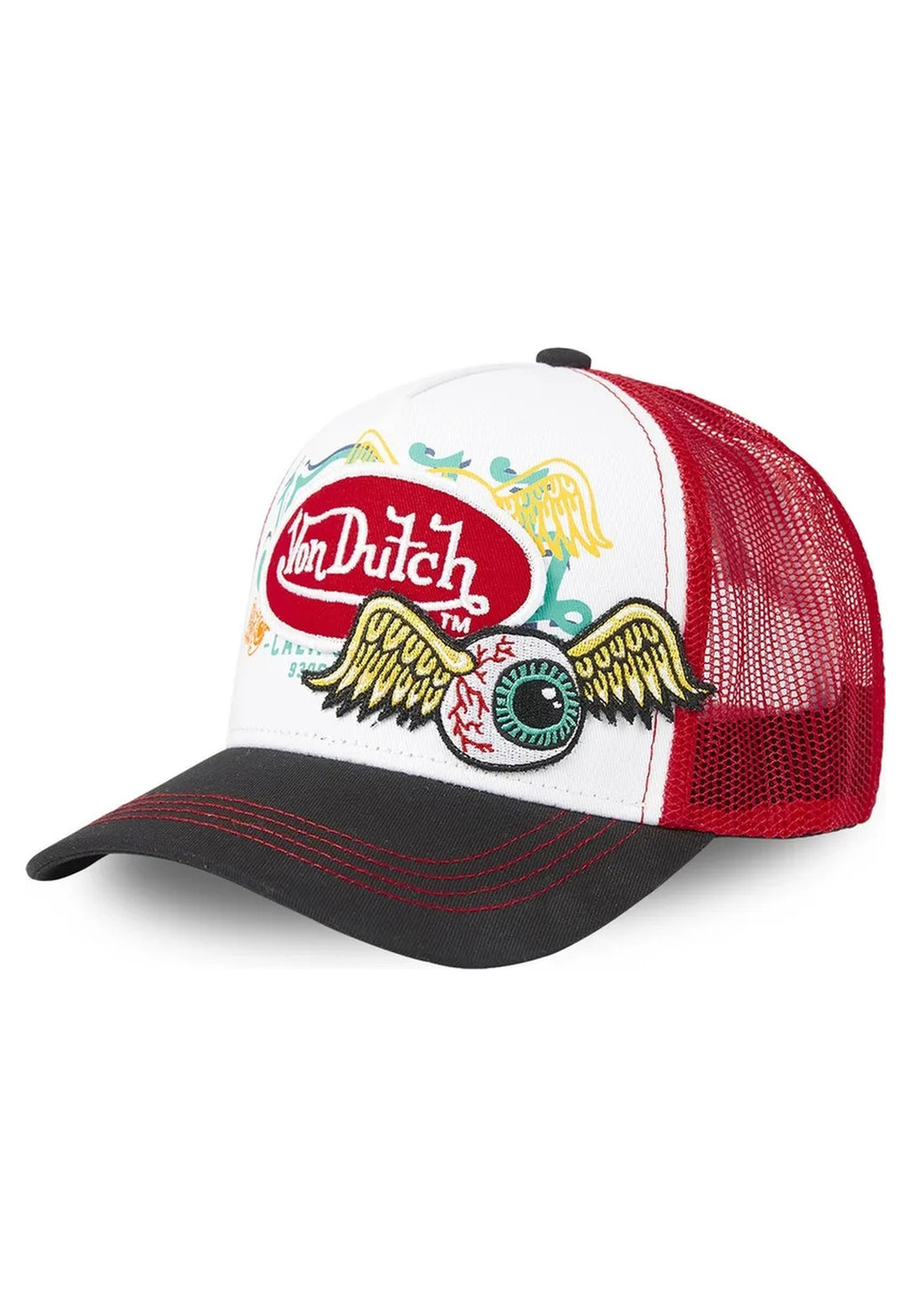 GORRA VON DUTCH ROJA PAT RED TRUCKER CAP