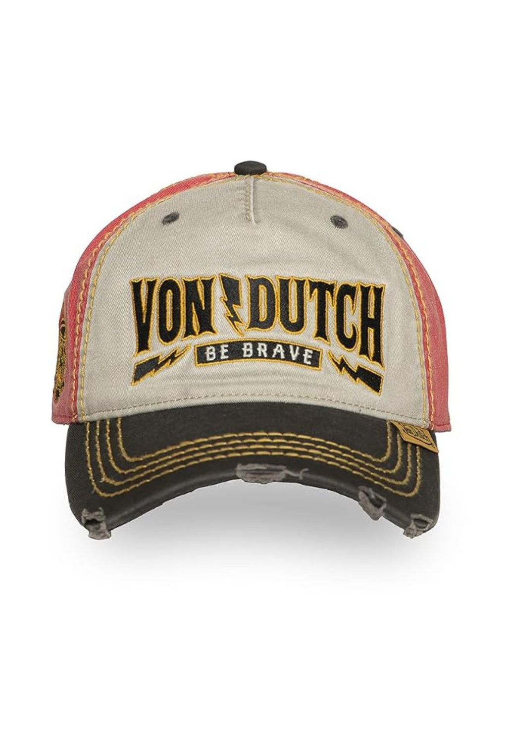 GORRA VON DUTCH ROJA RETRO08 UNSTRUCTURED CAP