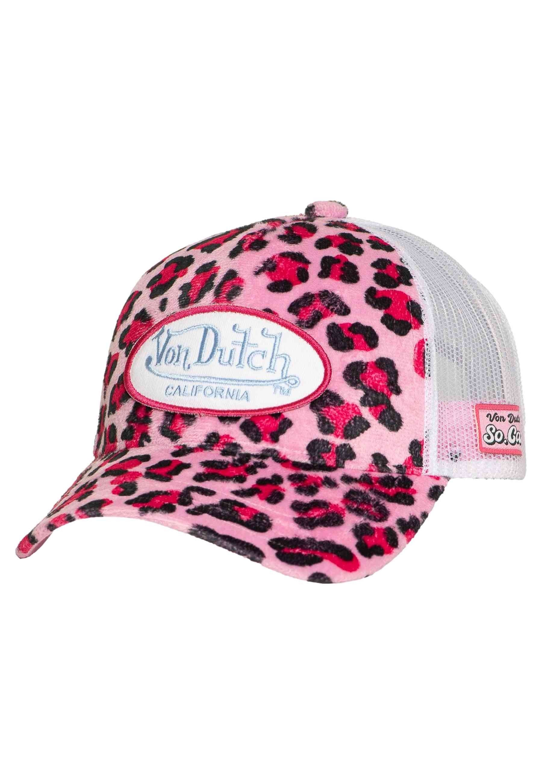 GORRA VON DUTCH ROSA ANIMAL PRINT PSA P TRUCKER CAP