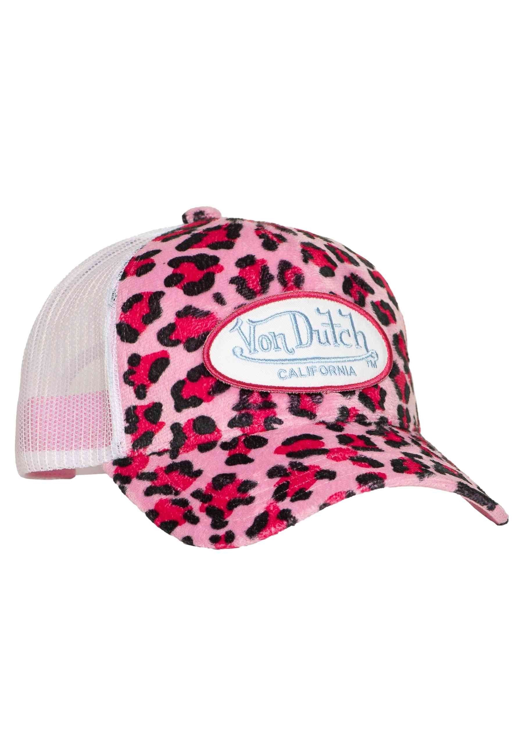 GORRA VON DUTCH ROSA ANIMAL PRINT PSA P TRUCKER CAP