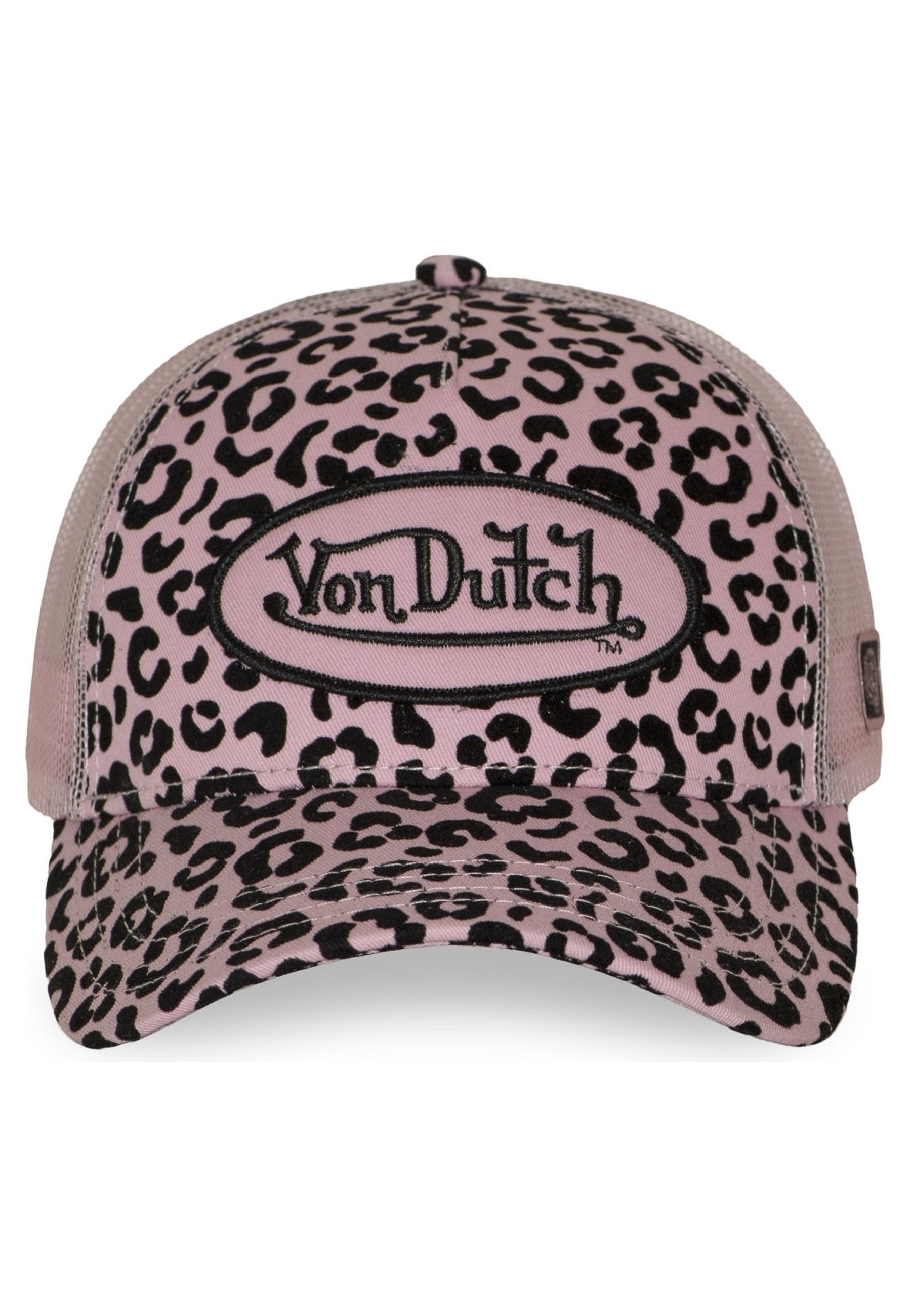 GORRA VON DUTCH ROSA CHEETAH PRINT TRUCKER CAP