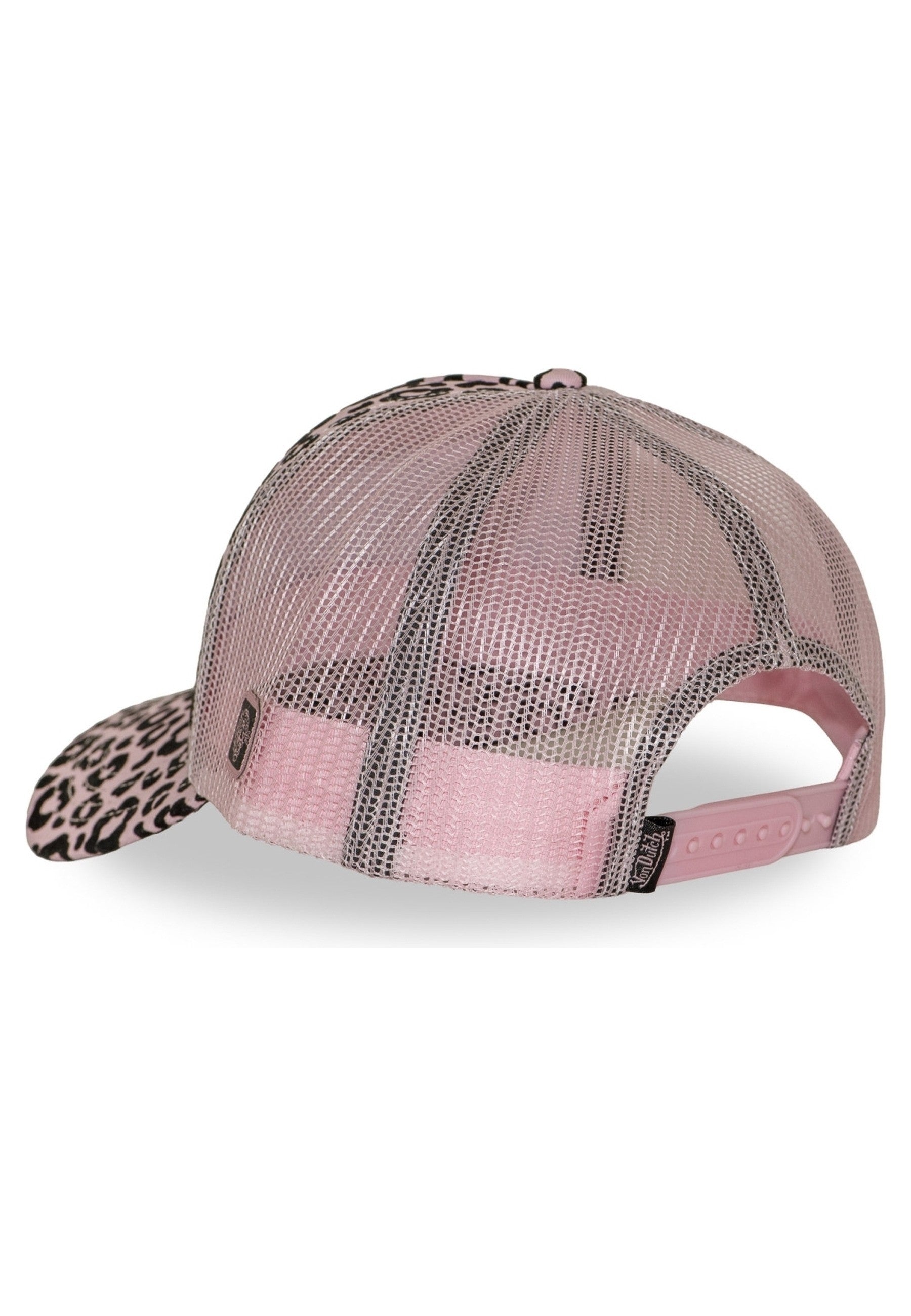 GORRA VON DUTCH ROSA CHEETAH PRINT TRUCKER CAP