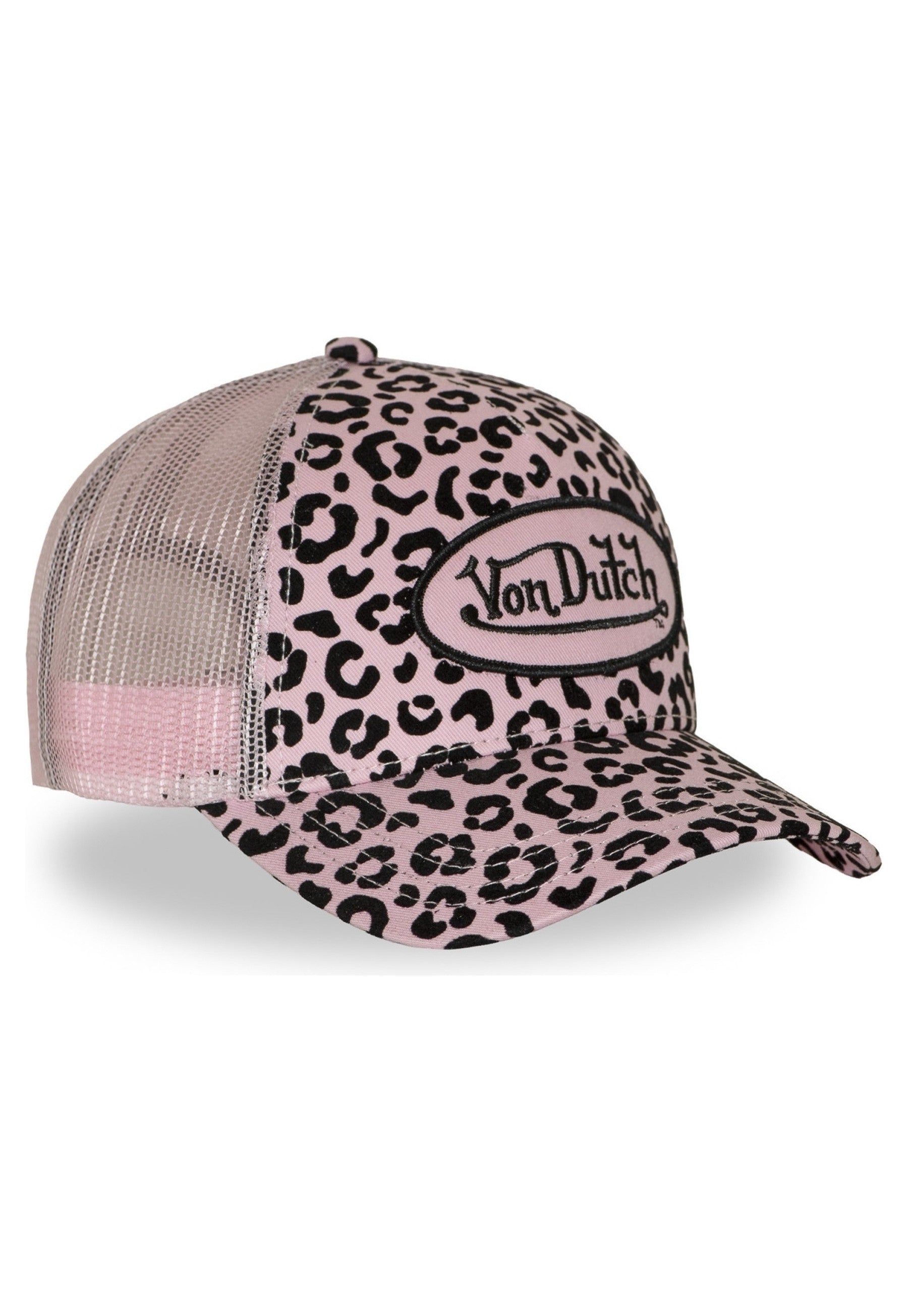 GORRA VON DUTCH ROSA CHEETAH PRINT TRUCKER CAP