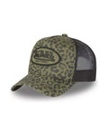 GORRA VON DUTCH VERDE ANIMAL PRINT TRUCKER CAP