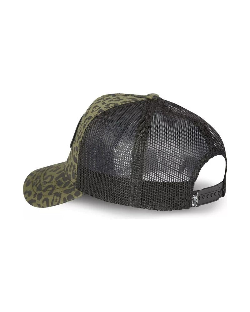 GORRA VON DUTCH VERDE ANIMAL PRINT TRUCKER CAP - AREA ZERO
