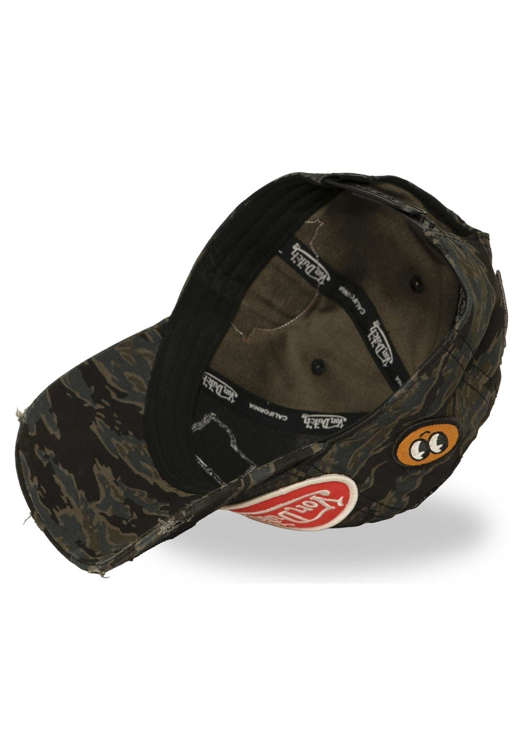 GORRA VON DUTCH VERDE CAMO01 FULL PATCHES DISTRESSED CAP