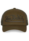 GORRA VON DUTCH VERDE EMBROIDERED SCRIPT TRUCKER CAP