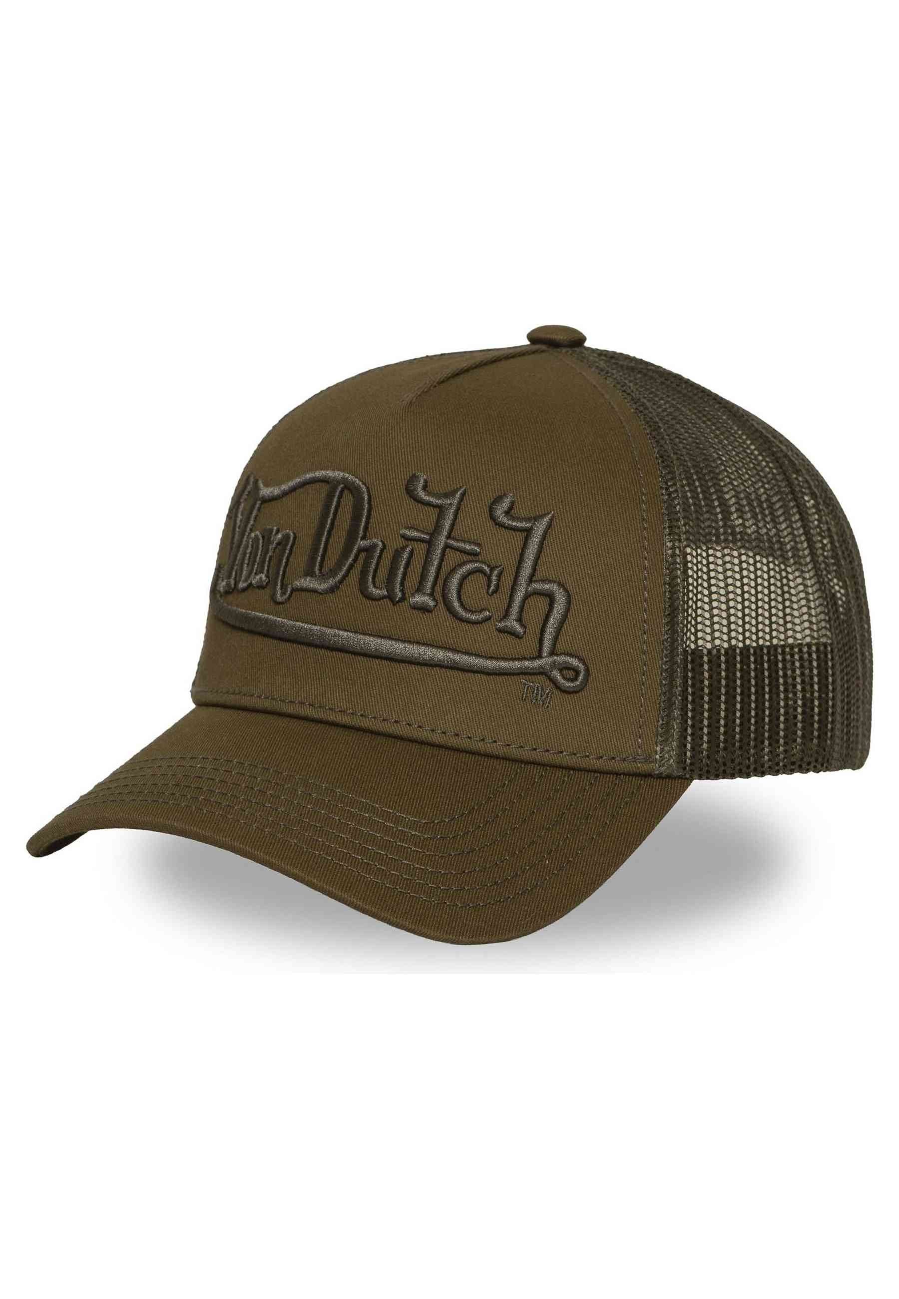 GORRA VON DUTCH VERDE EMBROIDERED SCRIPT TRUCKER CAP
