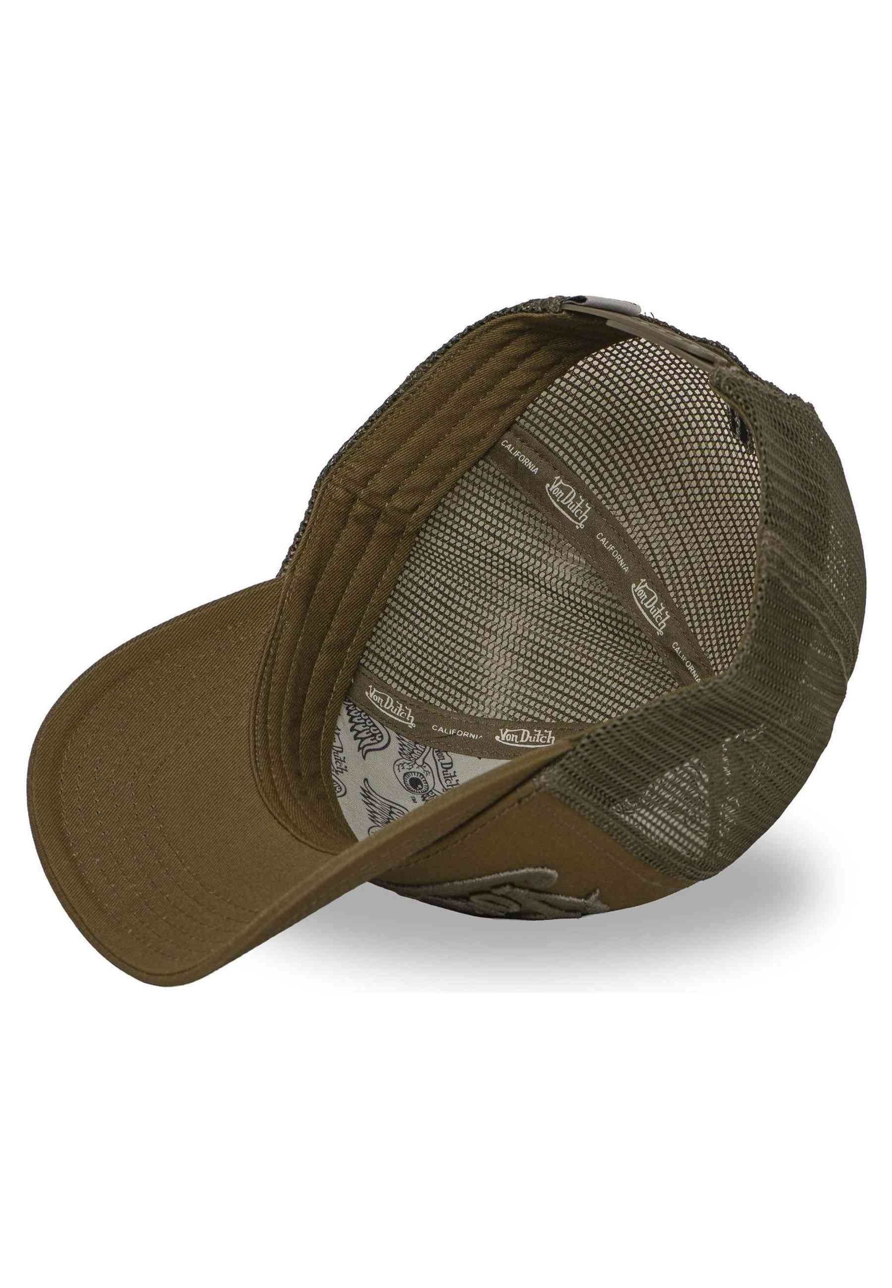 GORRA VON DUTCH VERDE EMBROIDERED SCRIPT TRUCKER CAP