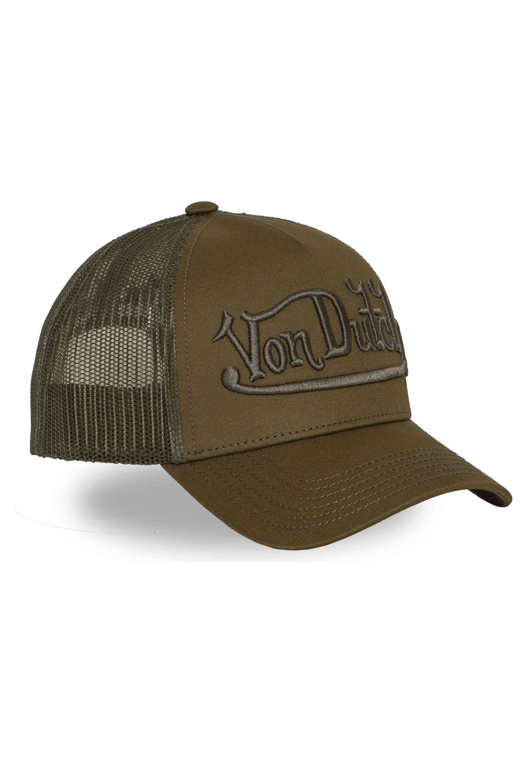 GORRA VON DUTCH VERDE EMBROIDERED SCRIPT TRUCKER CAP