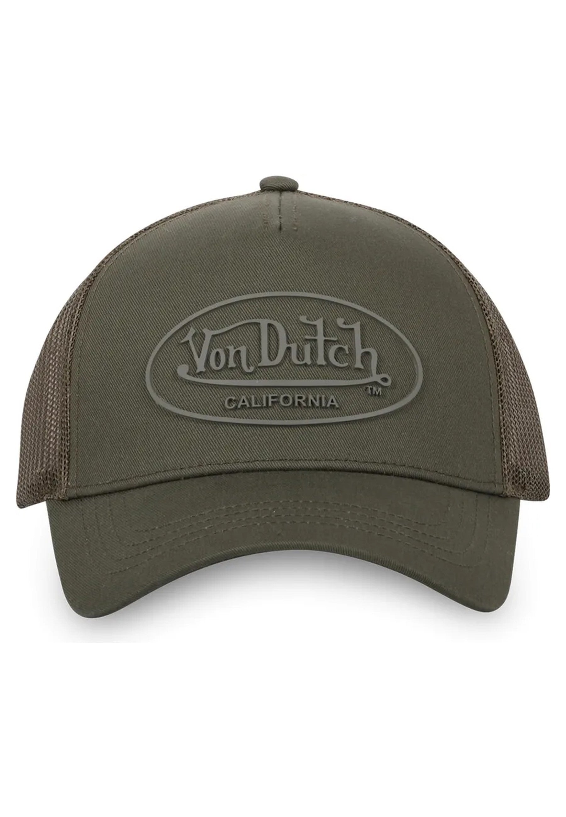 GORRA VON DUTCH VERDE LOG07 RUBBER PATCH TRUCKER CAP